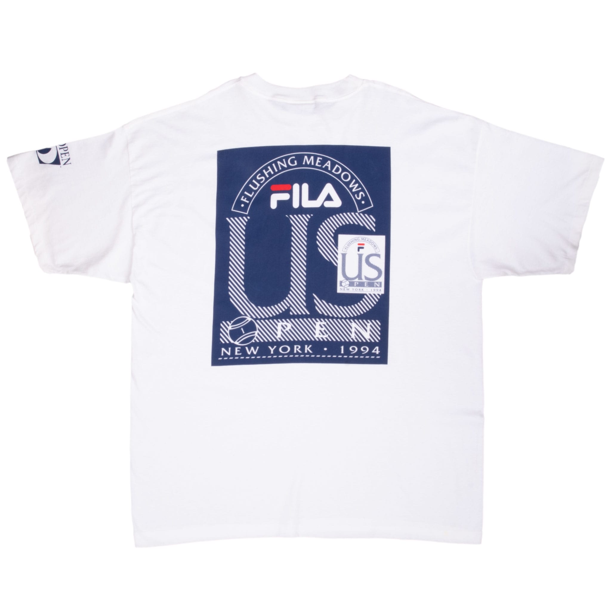 Vintage Fila Us Open Flushing Meadows 1994 Tee Shirt Size 2Xl Made In Usa