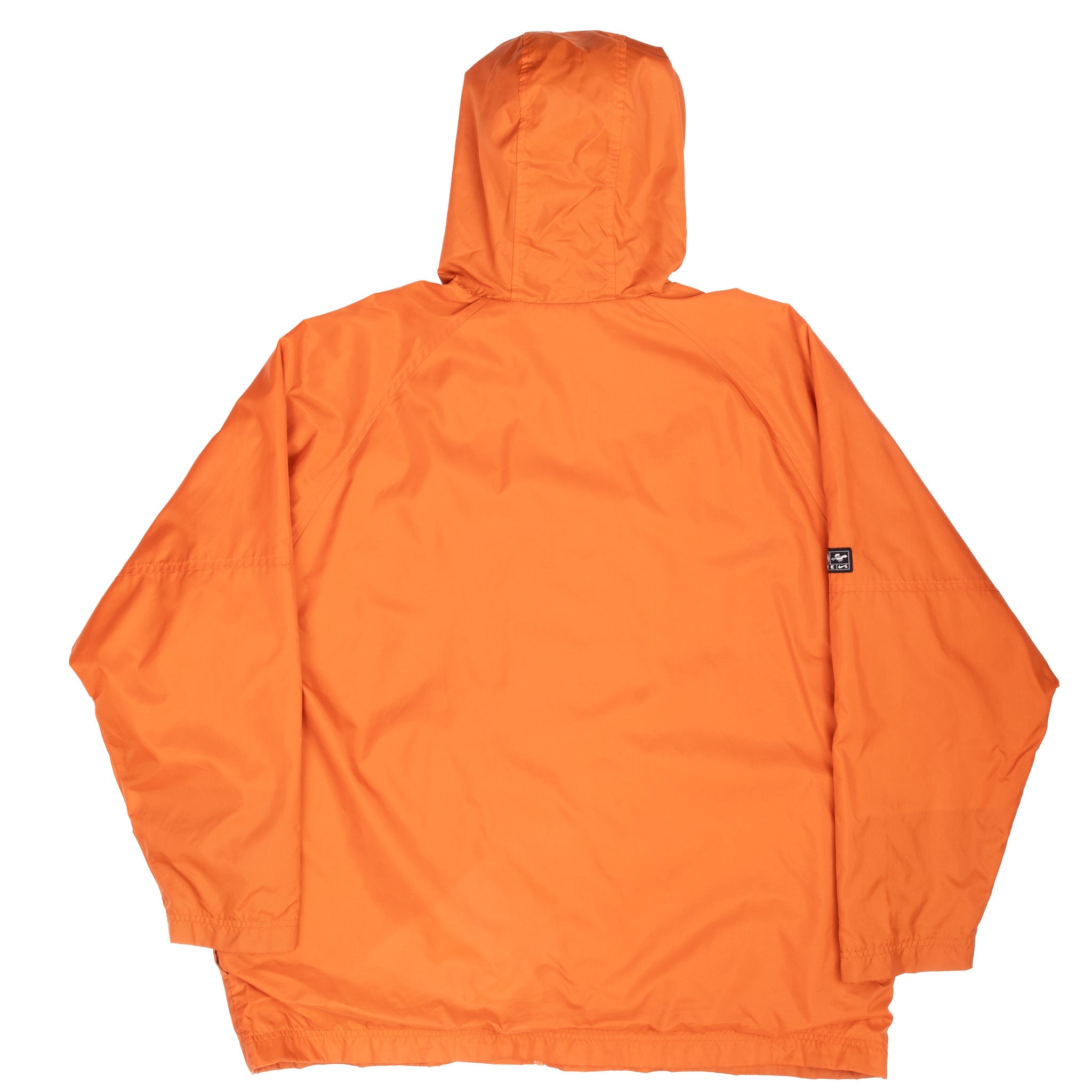 Vintage Nike Swoosh Orange Hooded Windbreaker Jacket 2000S Size XL