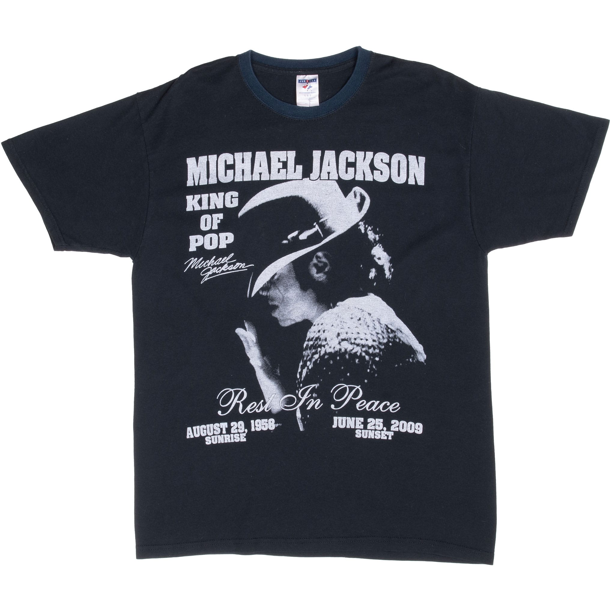 Vintage Michael Jackson Rip King Of The Pop 2009 Tee Shirt Size Large