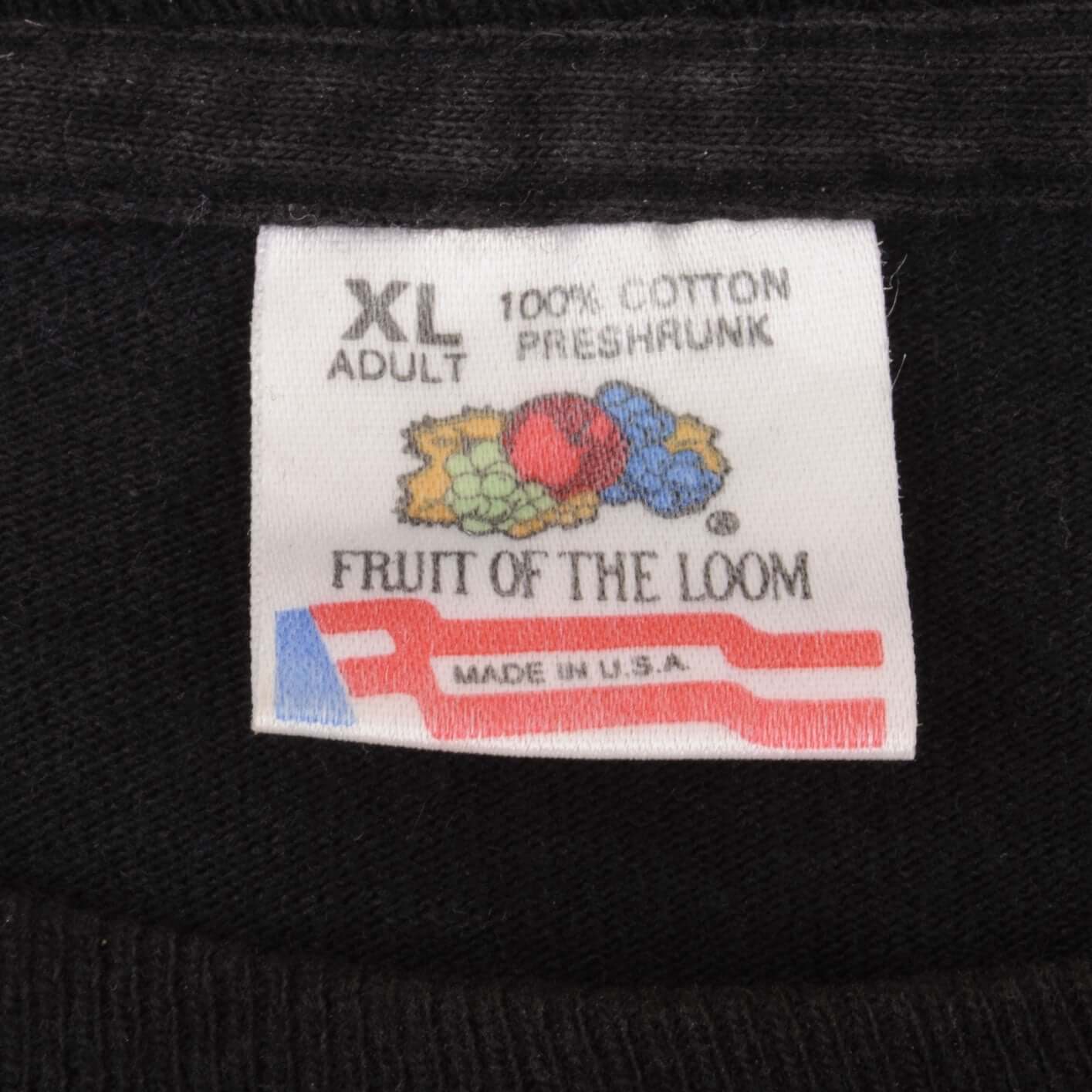 Vintage Harley Davidson Flames Long Sleeves Tee Shirt Size XL Made In USA With Single Stitch Hem