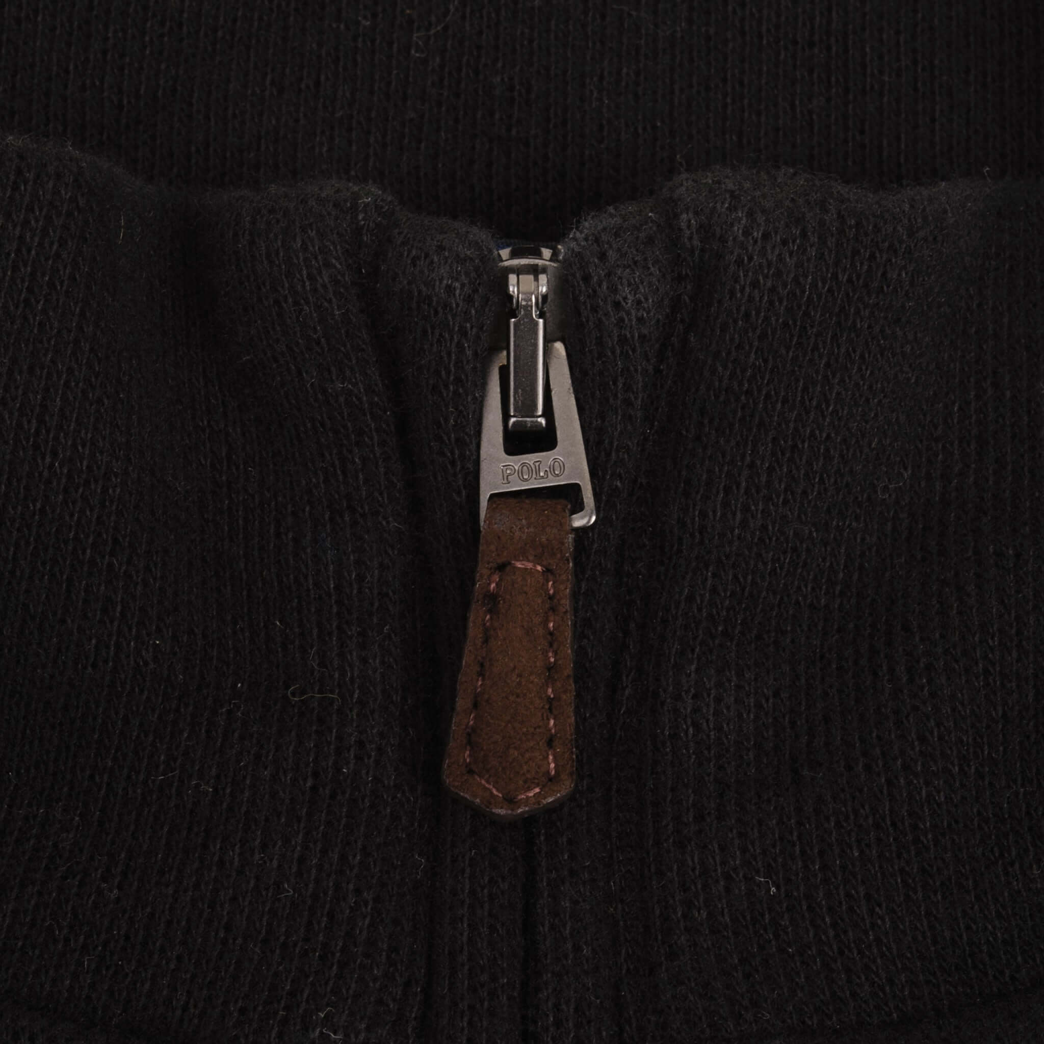 Polo Ralph Lauren Black Quarter 1/4 Zip Sweatshirt Size Medium