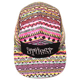 Vintage Stussy Multicolors 5 Panels Cap Funky Fresh !!