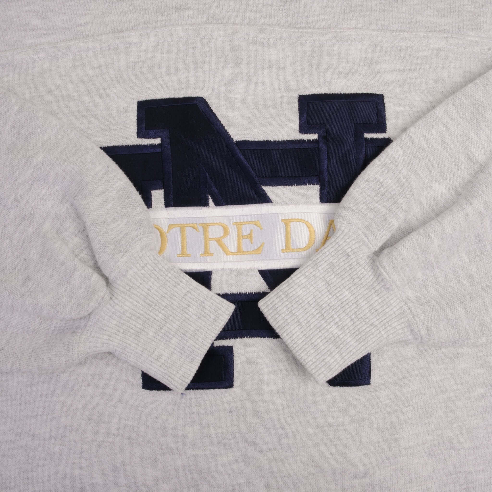 Vintage NCAA Notre Dame University Irish Sweatshirt 1990S Size Large