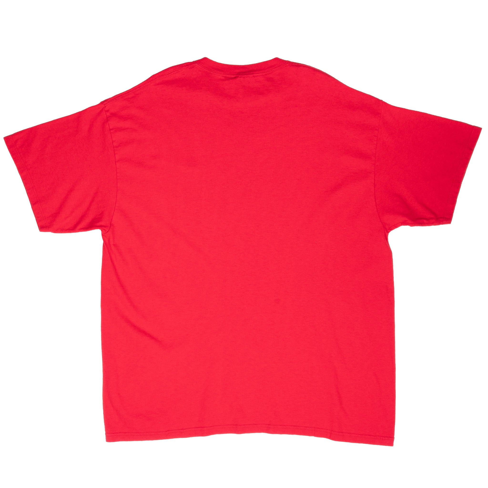 Vintage Nike Classic Swoosh Red Tee Shirt 1990S Size XL Made In Usa