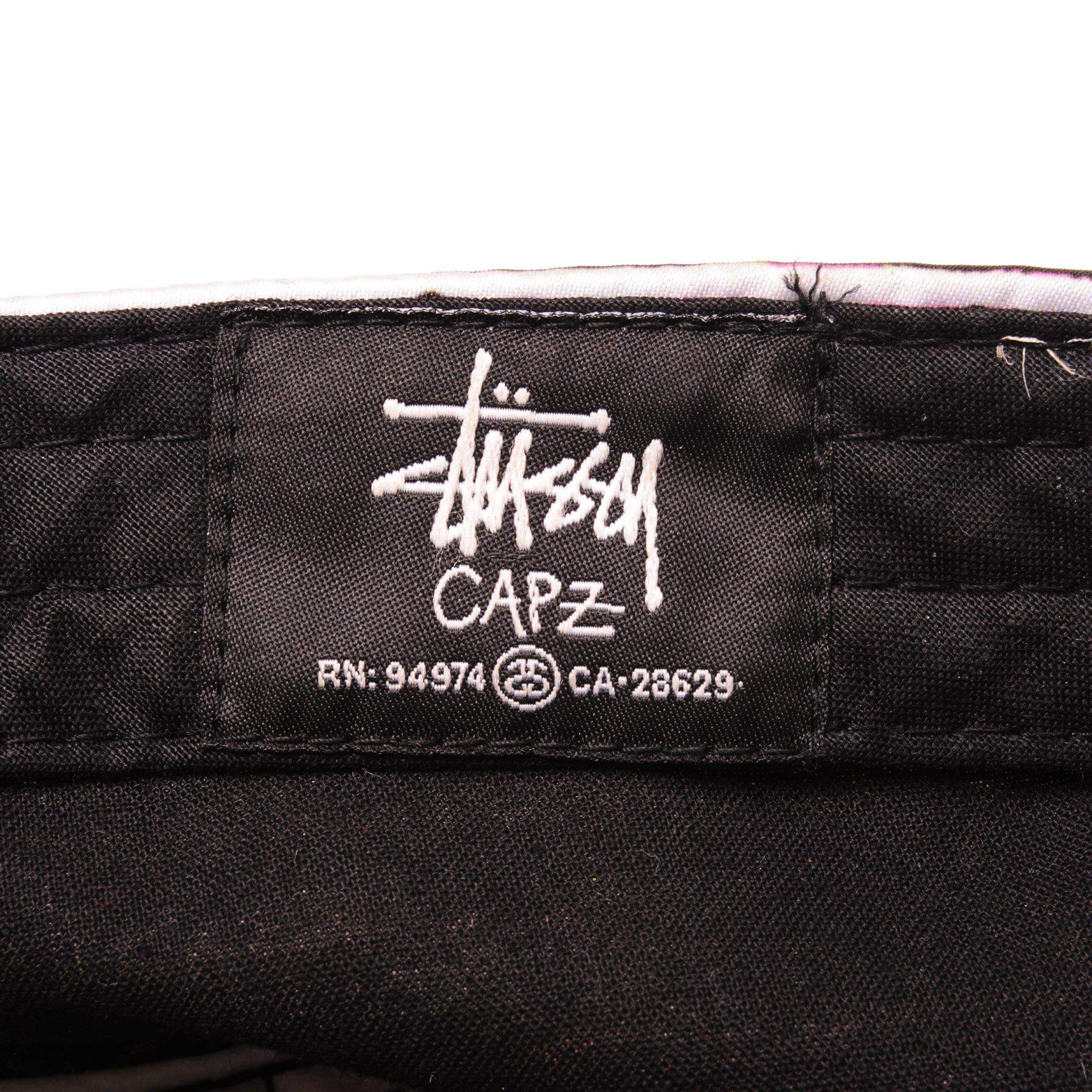 Vintage Stussy Multicolors 5 Panels Cap Funky Fresh !!