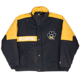 Vintage Ncaa Missouri Mizzou Tigers Logo 7 Heavy Windbreaker Jacket 1990S Size XL