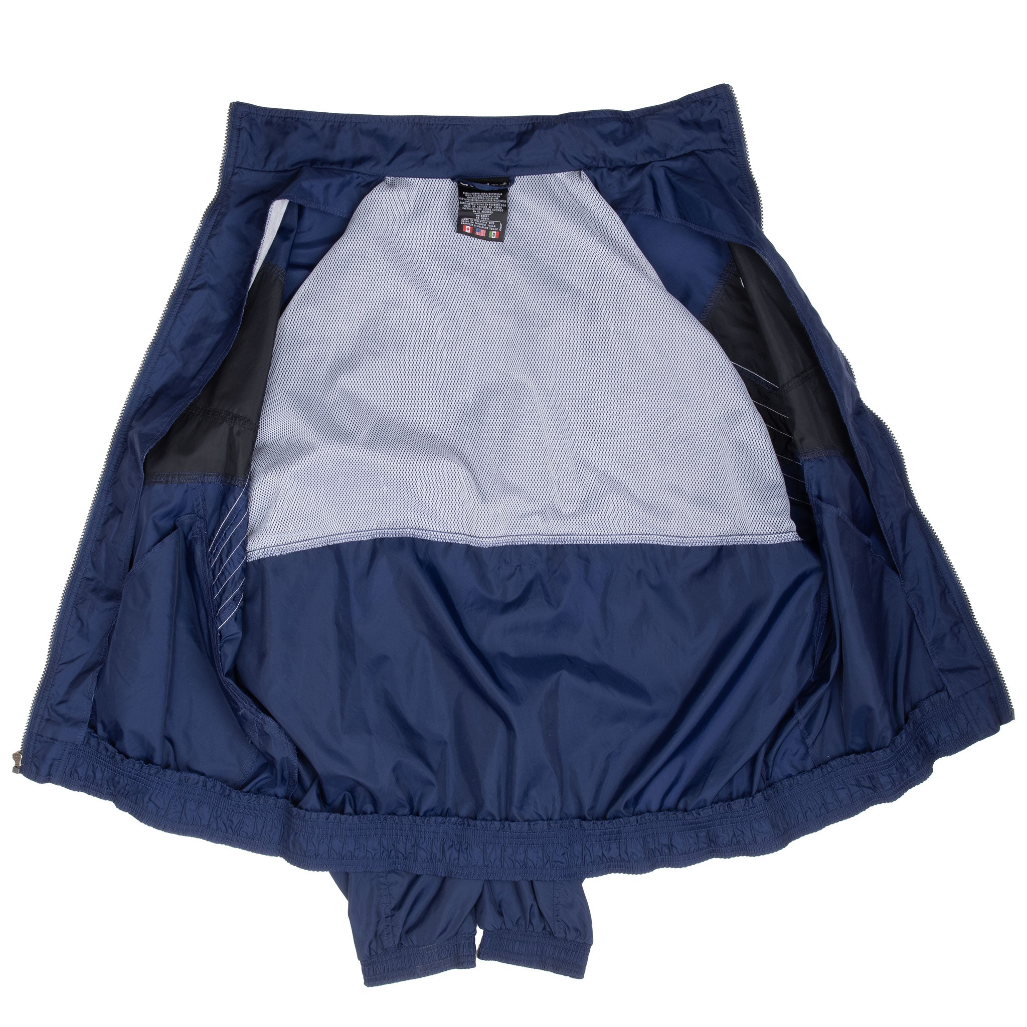 Vintage Adidas Blue Windbreaker Jacket 1990S Size Large