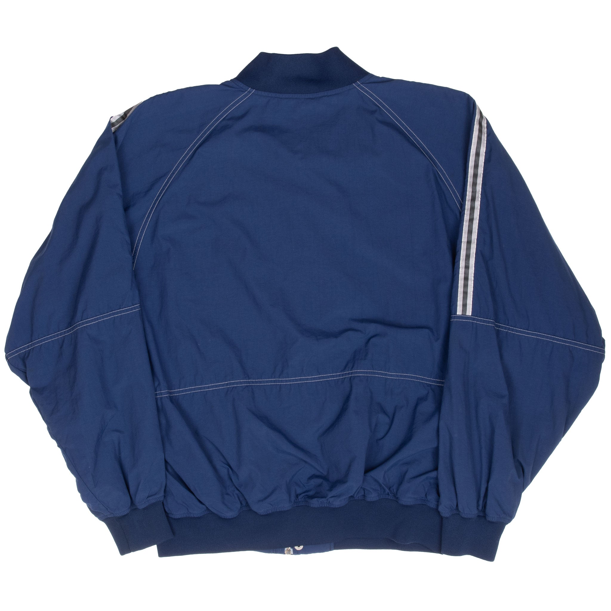 Vintage Nike Classic Swoosh Blue Windbreaker Jacket 1990S Size Medium