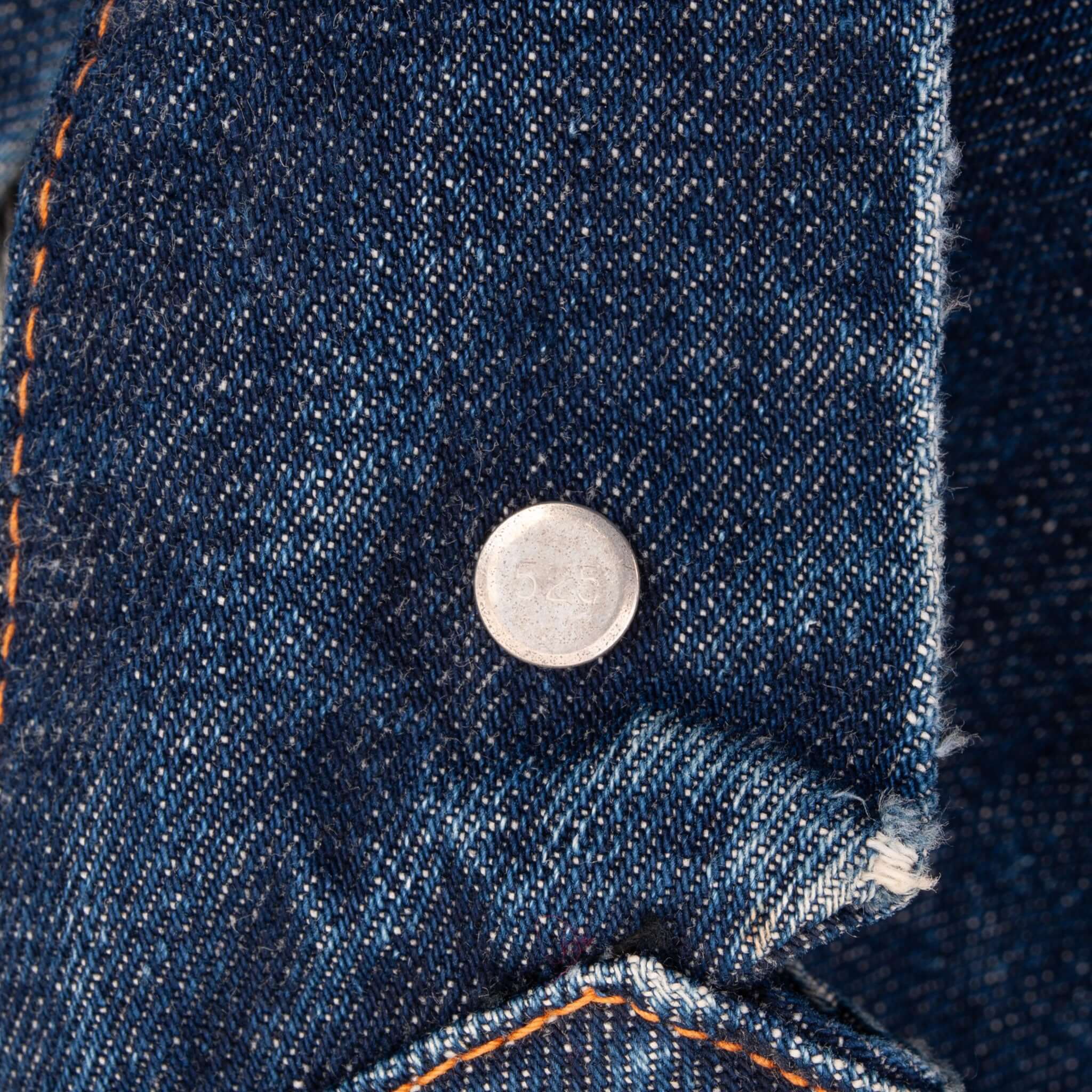 Vintage Big E Levis Jacket Single Stitch Dark Wash 1960S Size 40 Medium Made In Usa
Back Button #525