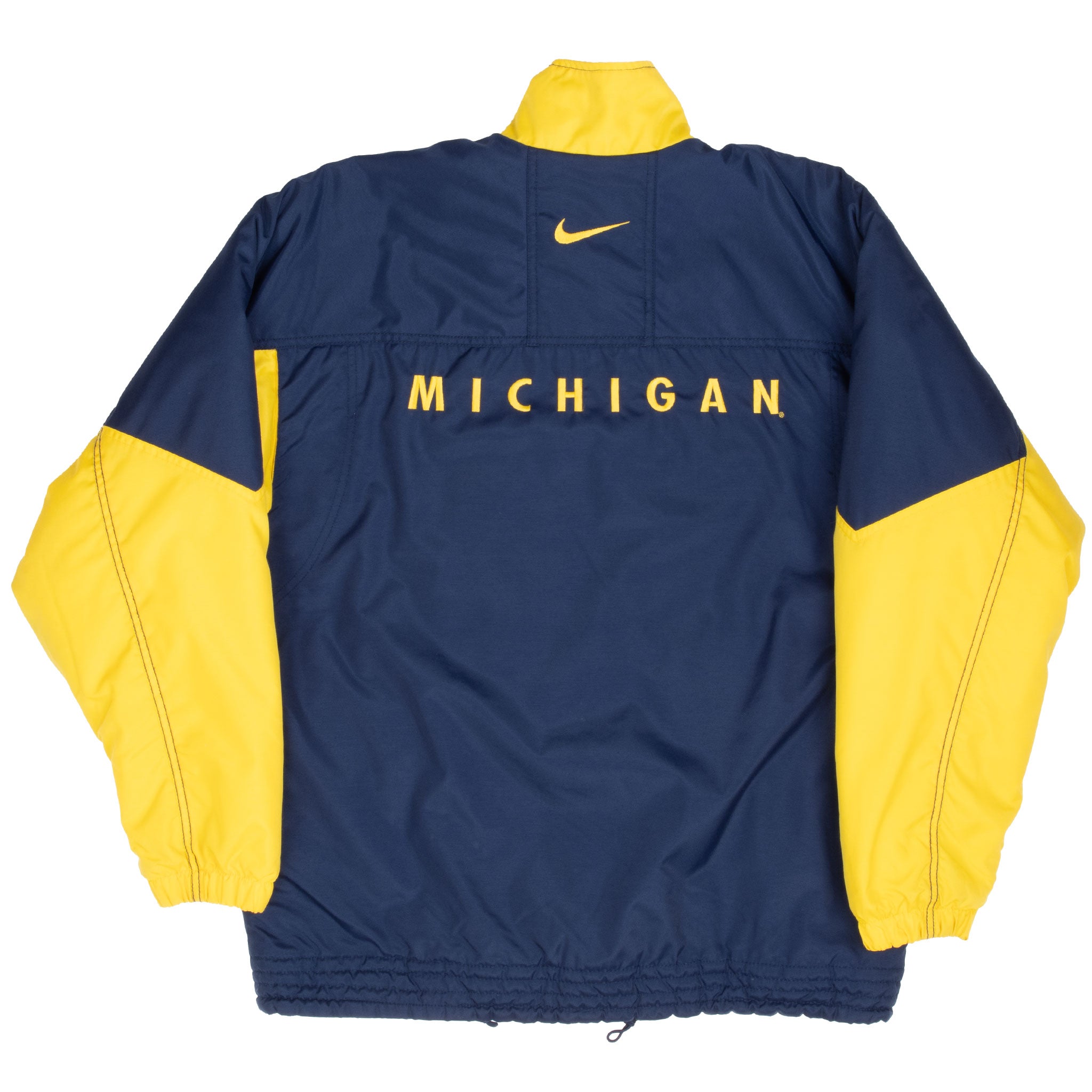 Vintage Nike Ncaa Michigan University Heavy Coat Jacket 1990S Size Medium