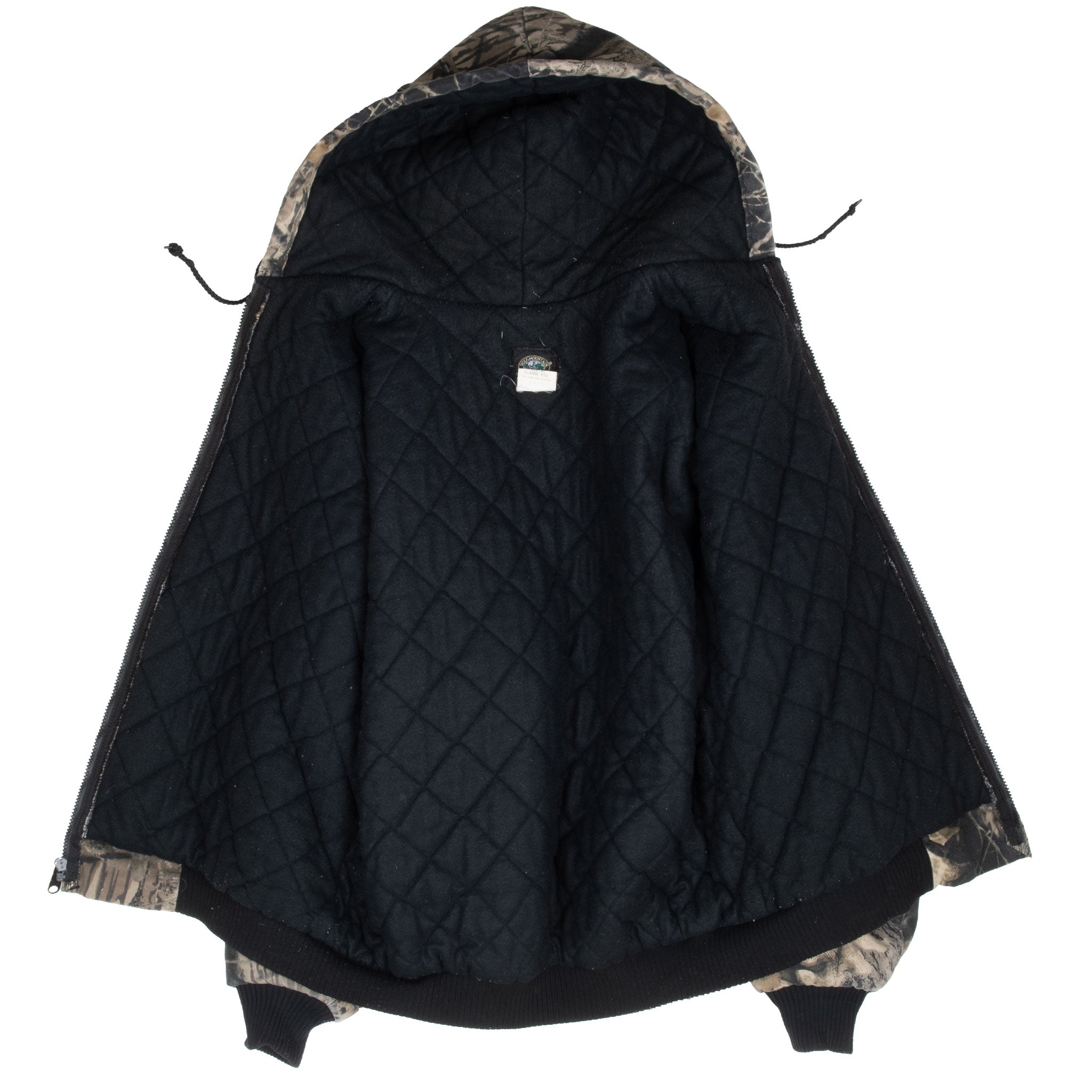 Vintage Hunting Mossy Oak Break Up Camo Active Jacket 1990S Size XL Made In Usa