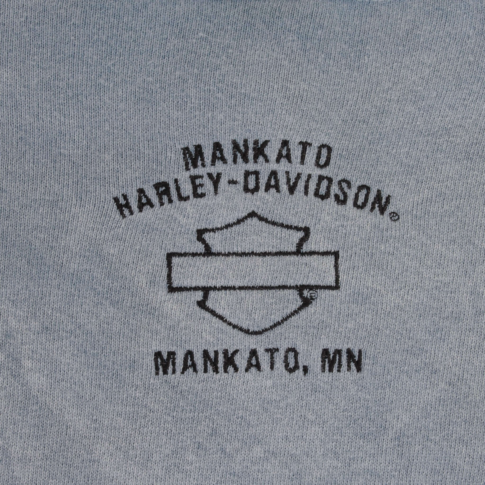 Vintage Harley Davidson Mankato, MN Embroidered 1990S Tie Dye Sweatshirt Size Medium Made In Usa