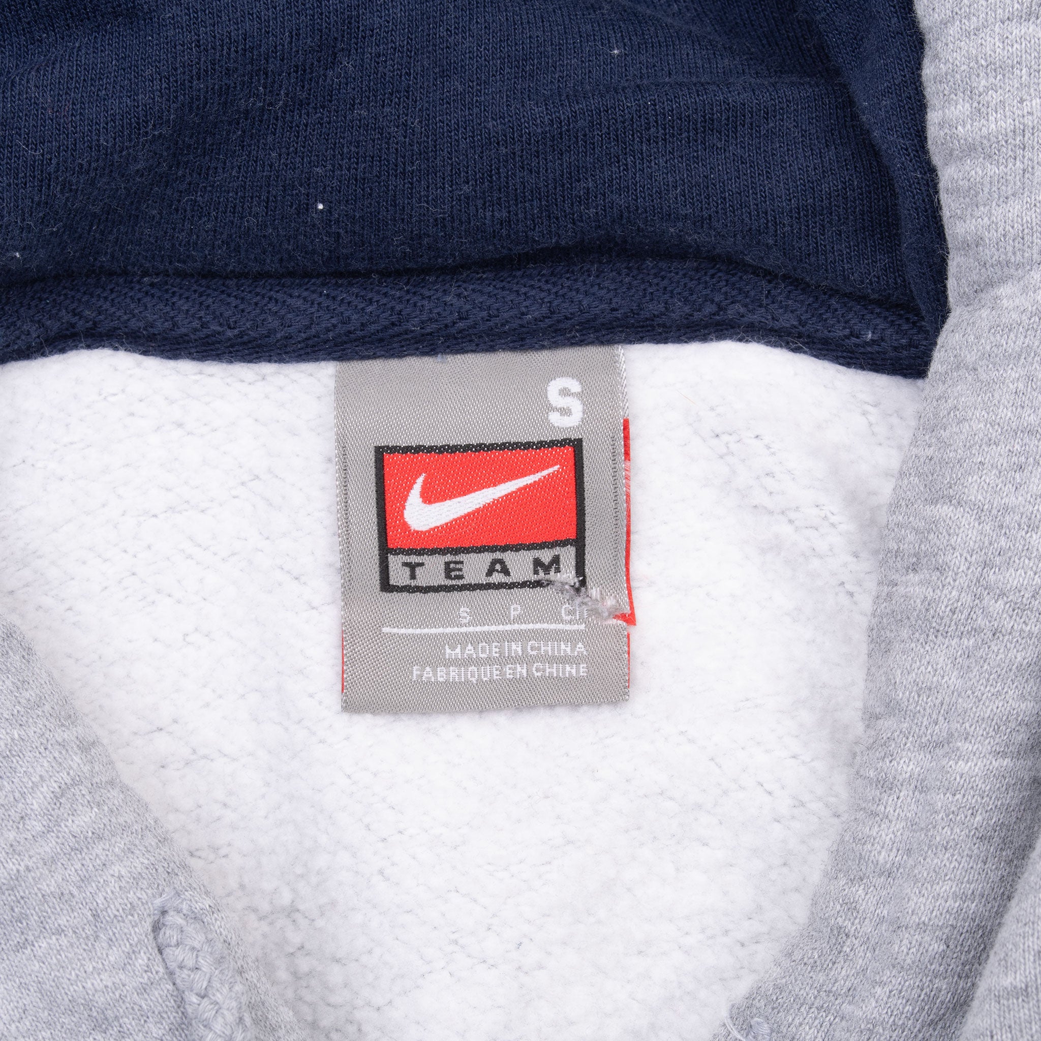 Vintage Nike Ncaa Byu Brigham Young Grey Hoodie Sweatshirt 2000S Size Small