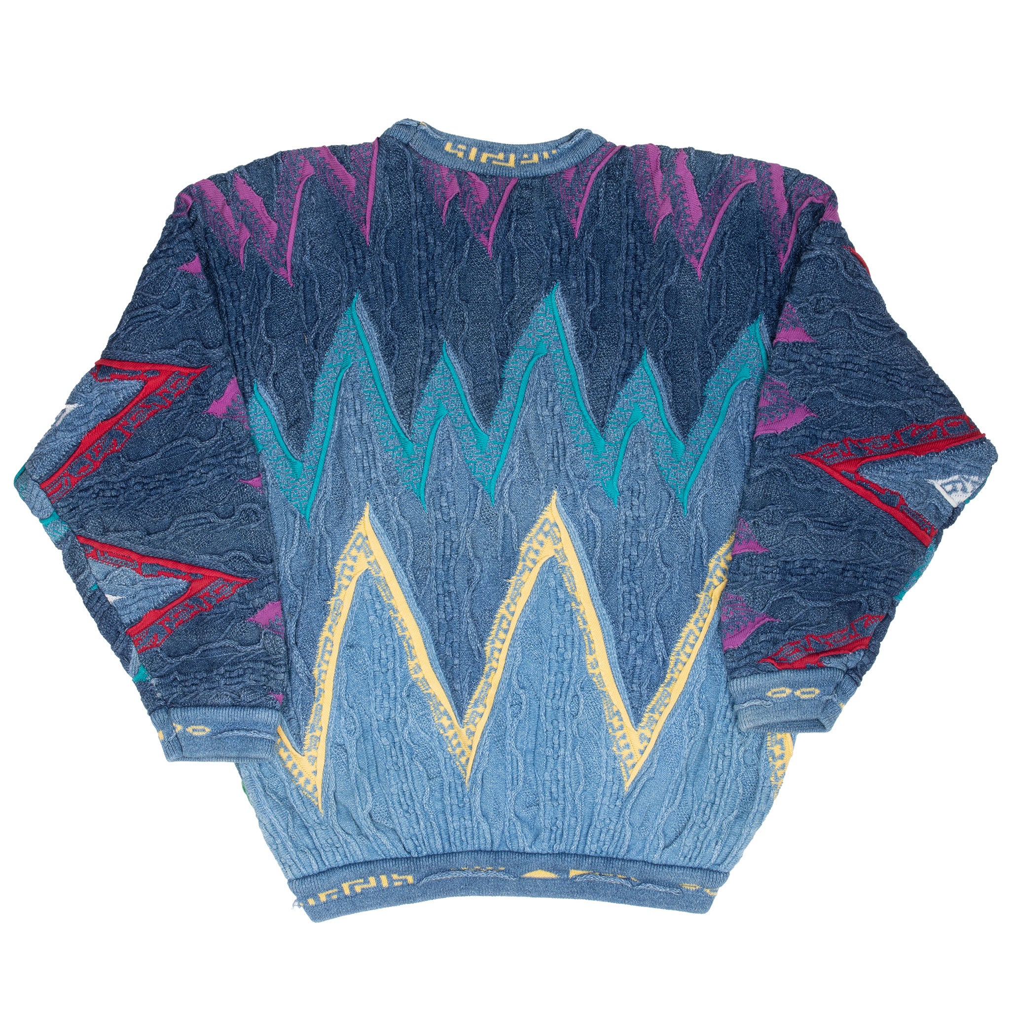 Vintage Coogi Blues Knit Sweatshirt Size XL 1990S Made In Australia