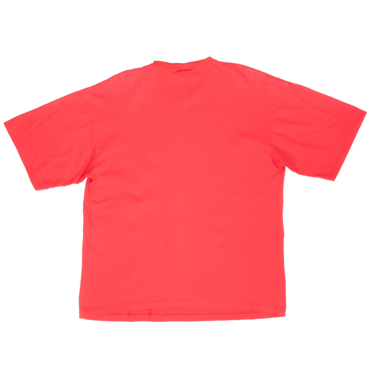 Back view of plain red St. Louis Cardinals T-shirt