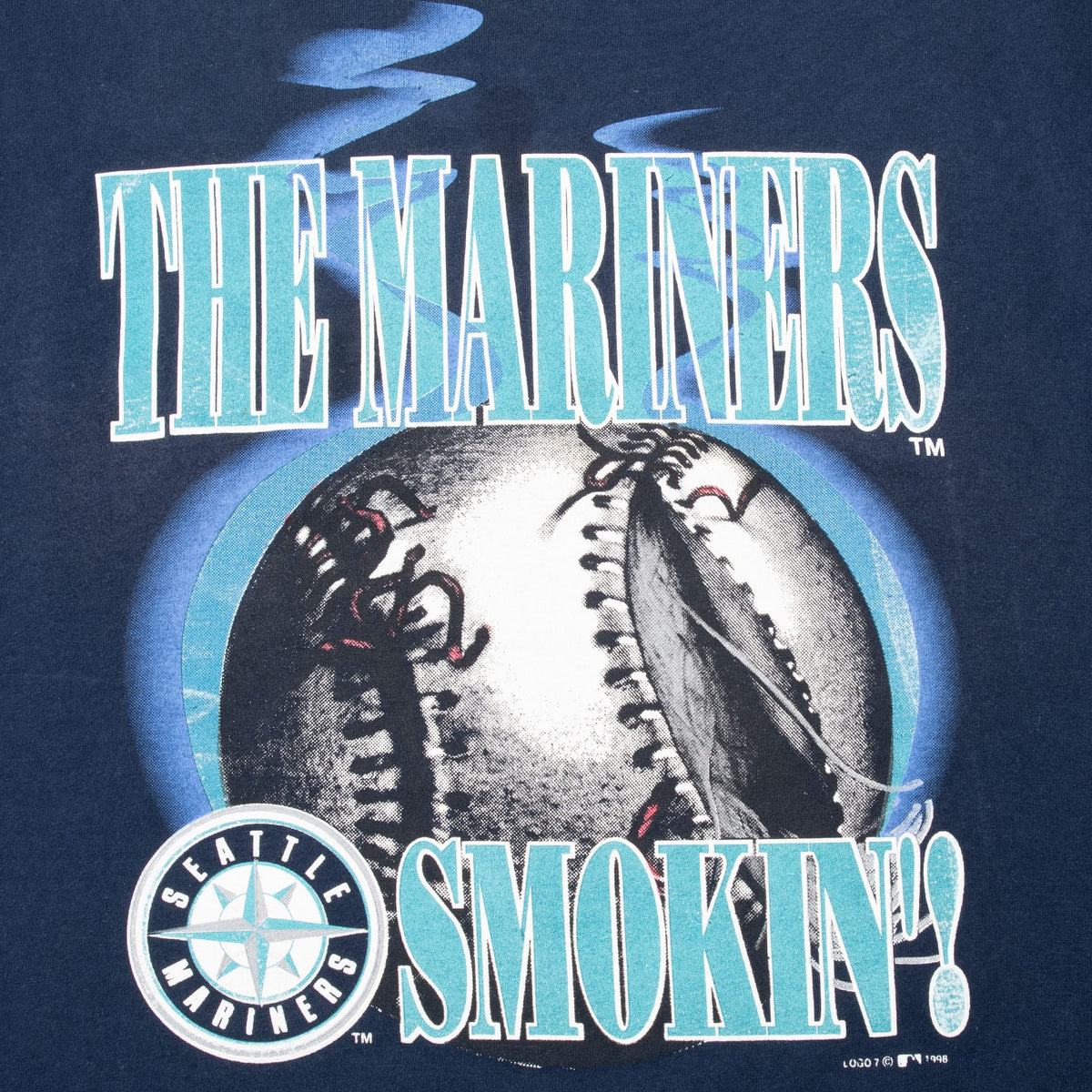 Vintage Mlb Seattle Mariners 1998 Tee Shirt Size Xl
