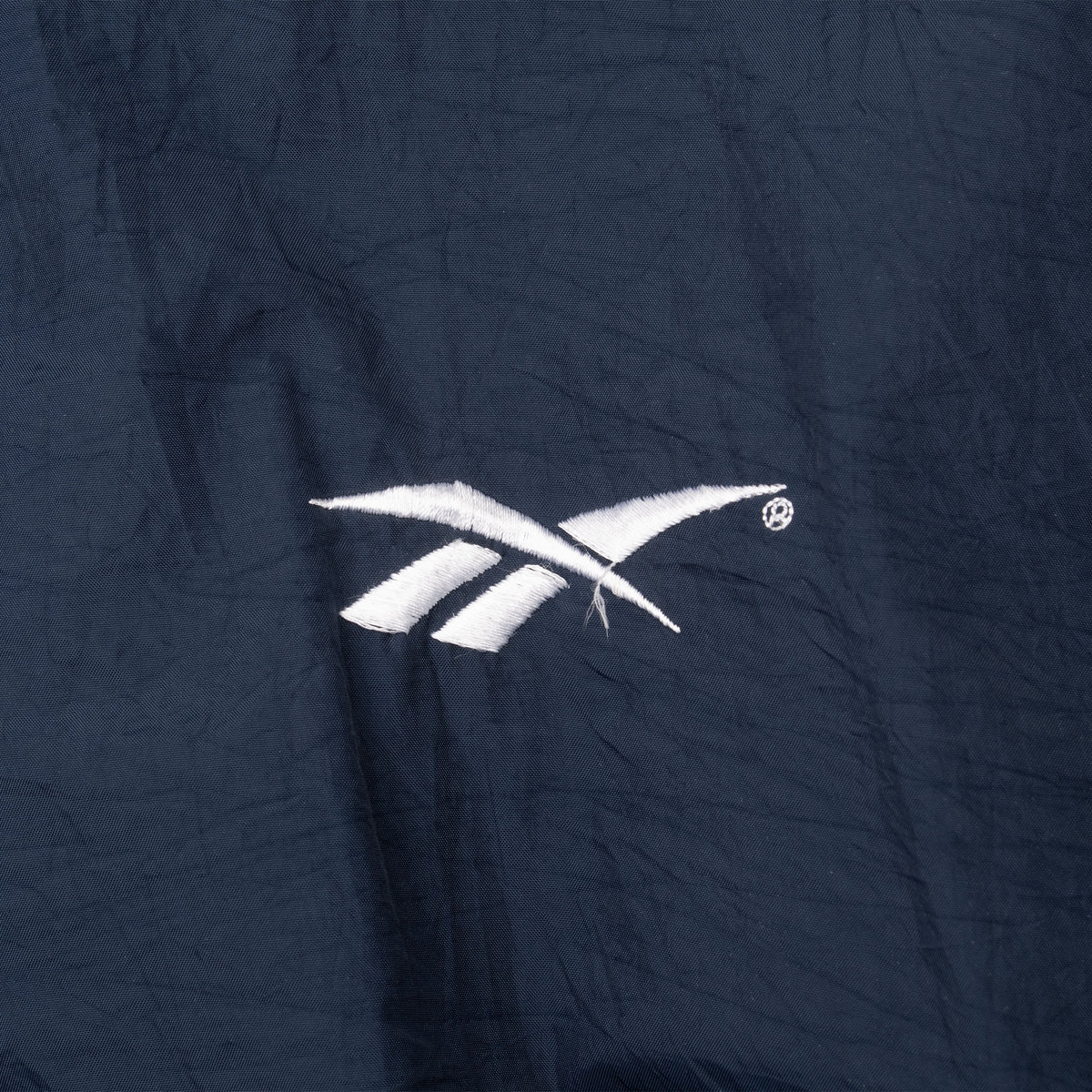 Vintage Reebok Navy Blue Windbreaker Jacket 1990S Size Large