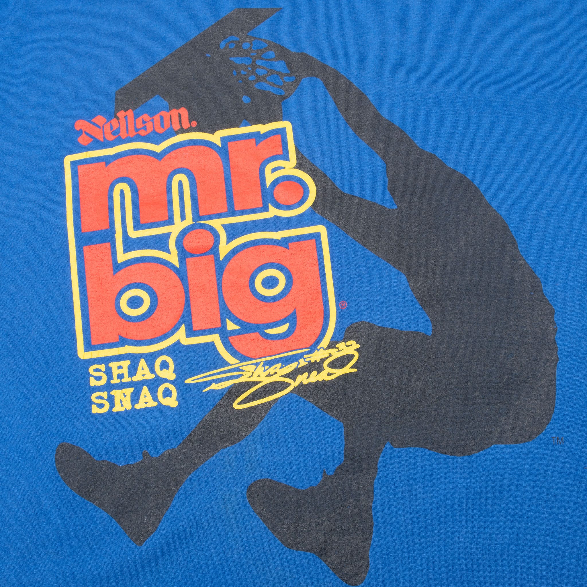 Vintage Neilson Mr Big Shaq Snack O'neil Tee Shirt 1990S Size Xl Made In Usa