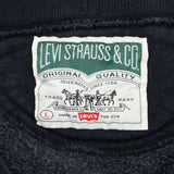 Vintage Levis Black Sweatshirt Size Large 1990S Made In Usa