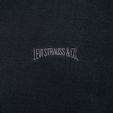 Vintage Levis Black Sweatshirt Size Large 1990S Made In Usa