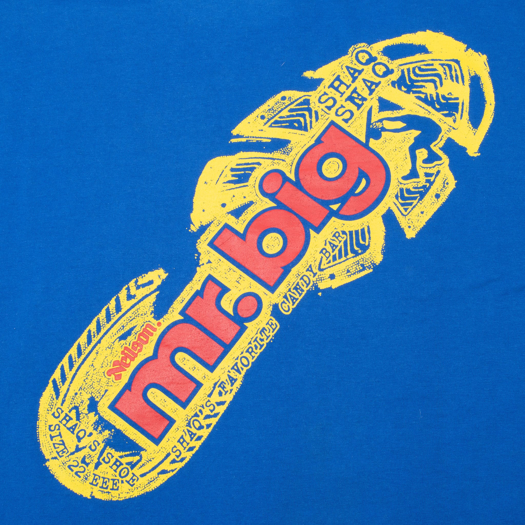 Vintage Neilson Mr Big Shaq Snack O'neil Tee Shirt 1990S Size Xl Made In Usa