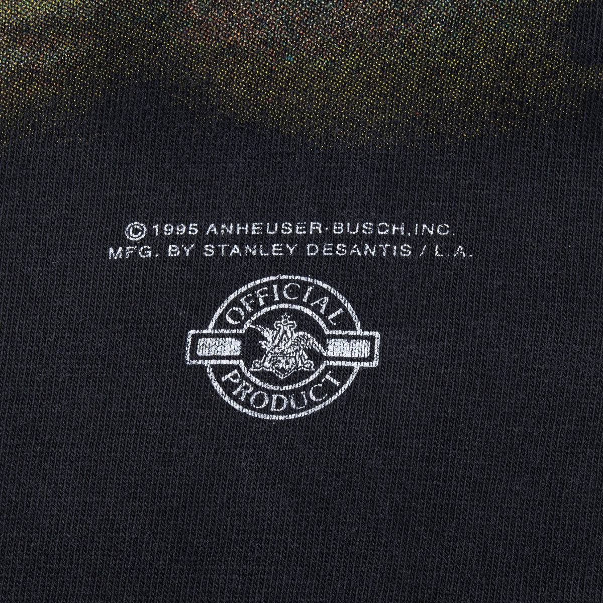 Vintage Budweiser Frog Tee Shirt 1995 Size Large Made In Usa With Single Stitch Sleeves