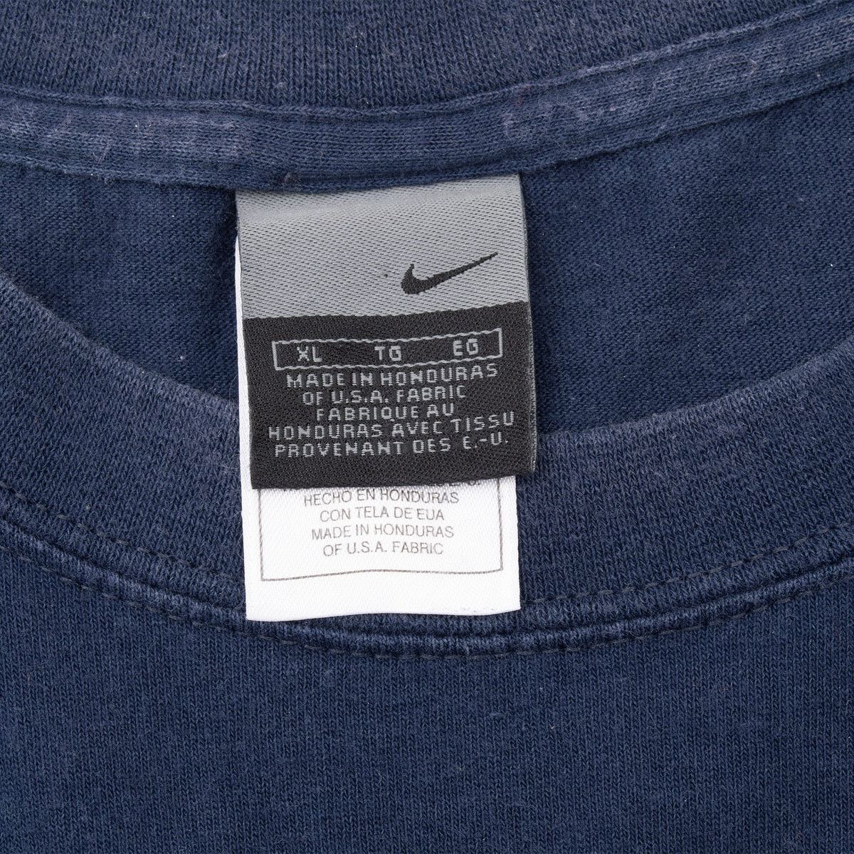 Vintage Nike Supreme Court Navy Blue Tee Shirt 2000S Size Xl