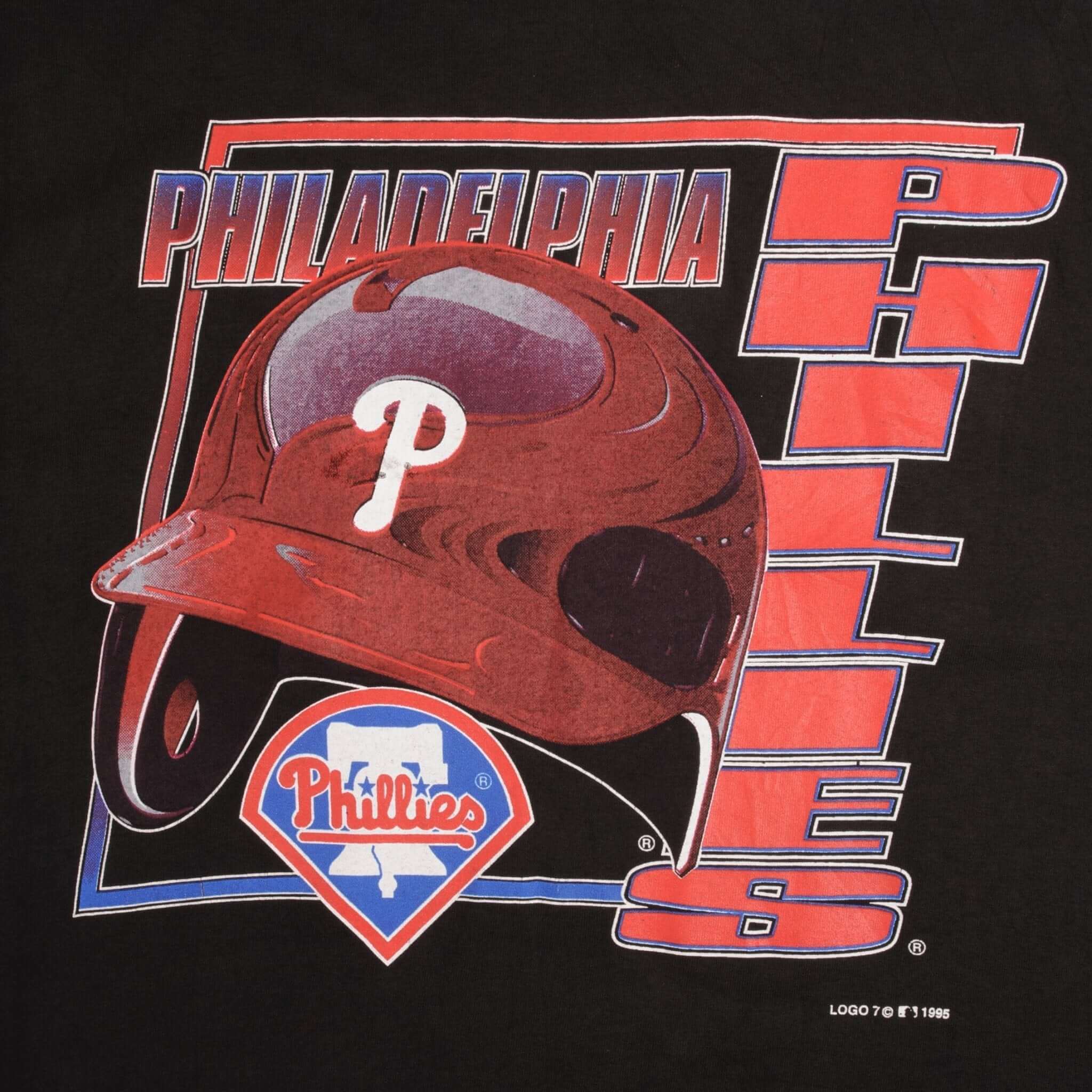Vintage MLB Philadelphia Phillies Tee Shirt 1995 Size XL