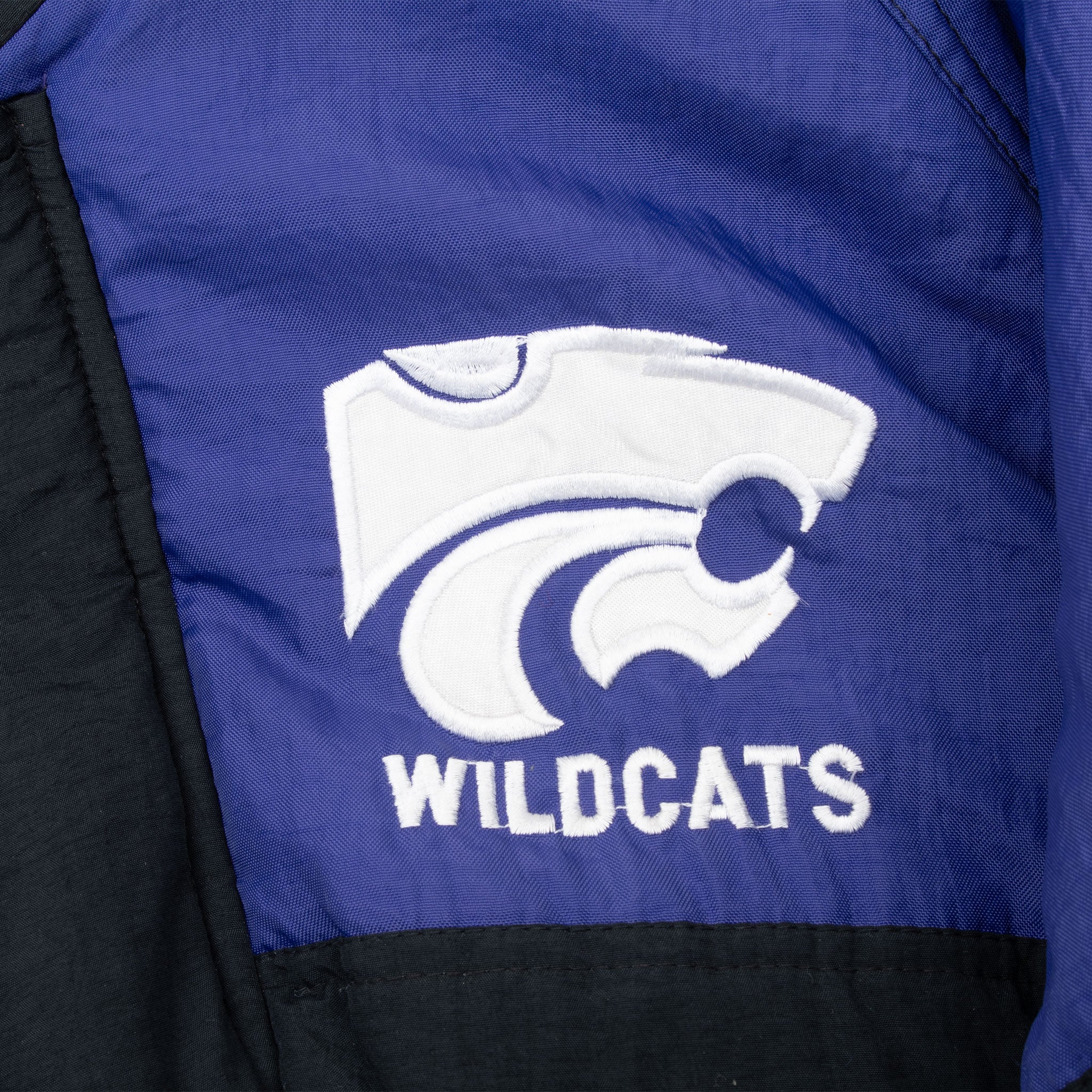 Vintage Ncaa Kansas City Wildcats Heavy Windbreaker Jacket 1990S Size Large