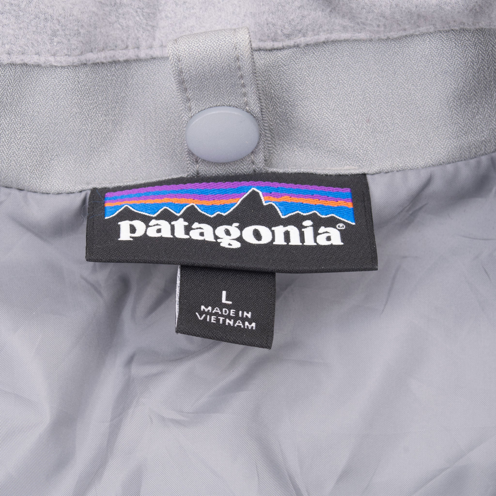 Vintage Patagonia Womens Grey Parka Shell Jacket Size Large