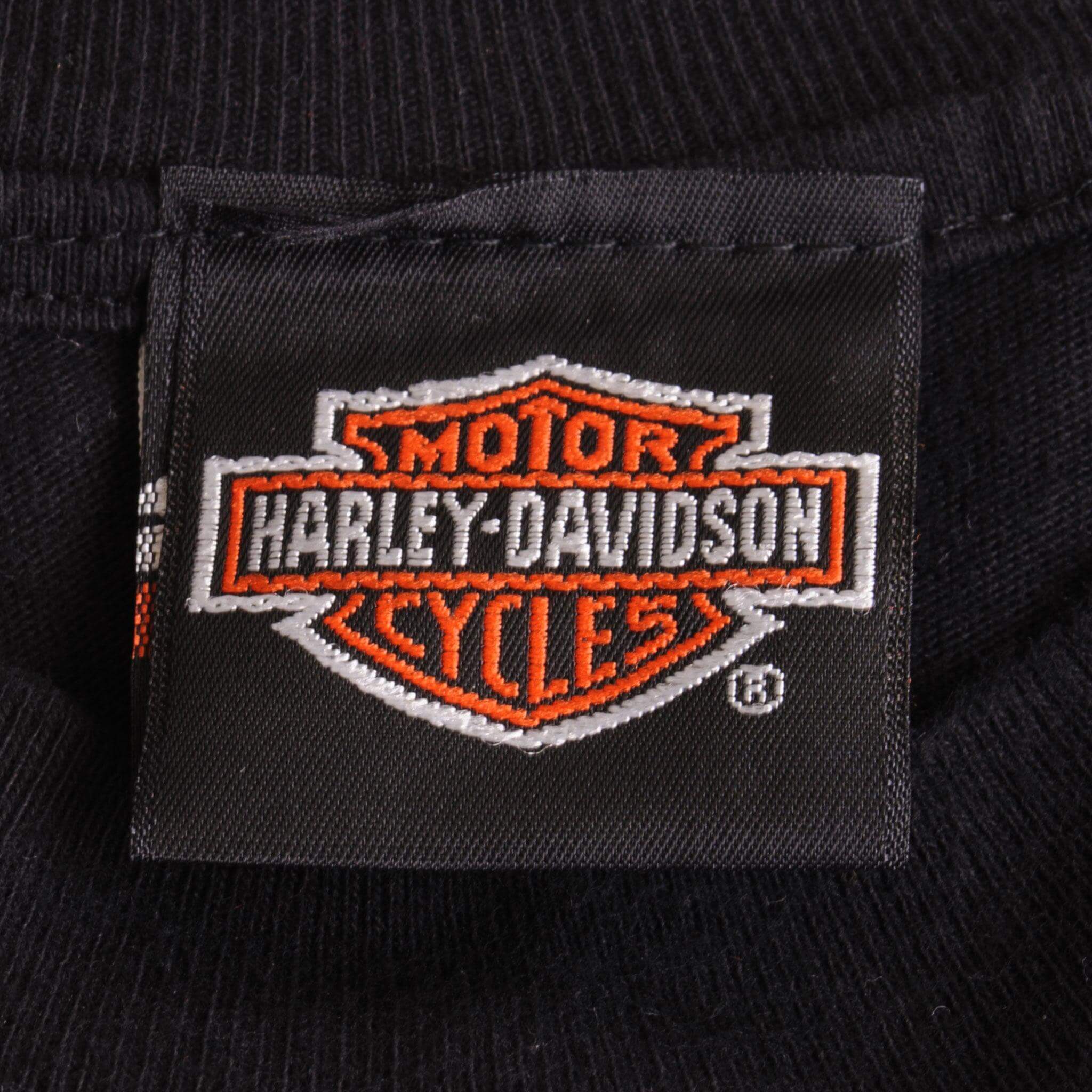 Vintage Black Harley Davidson San Diego, California 1998  T Shirt Size XLarge Made In USA. Like New