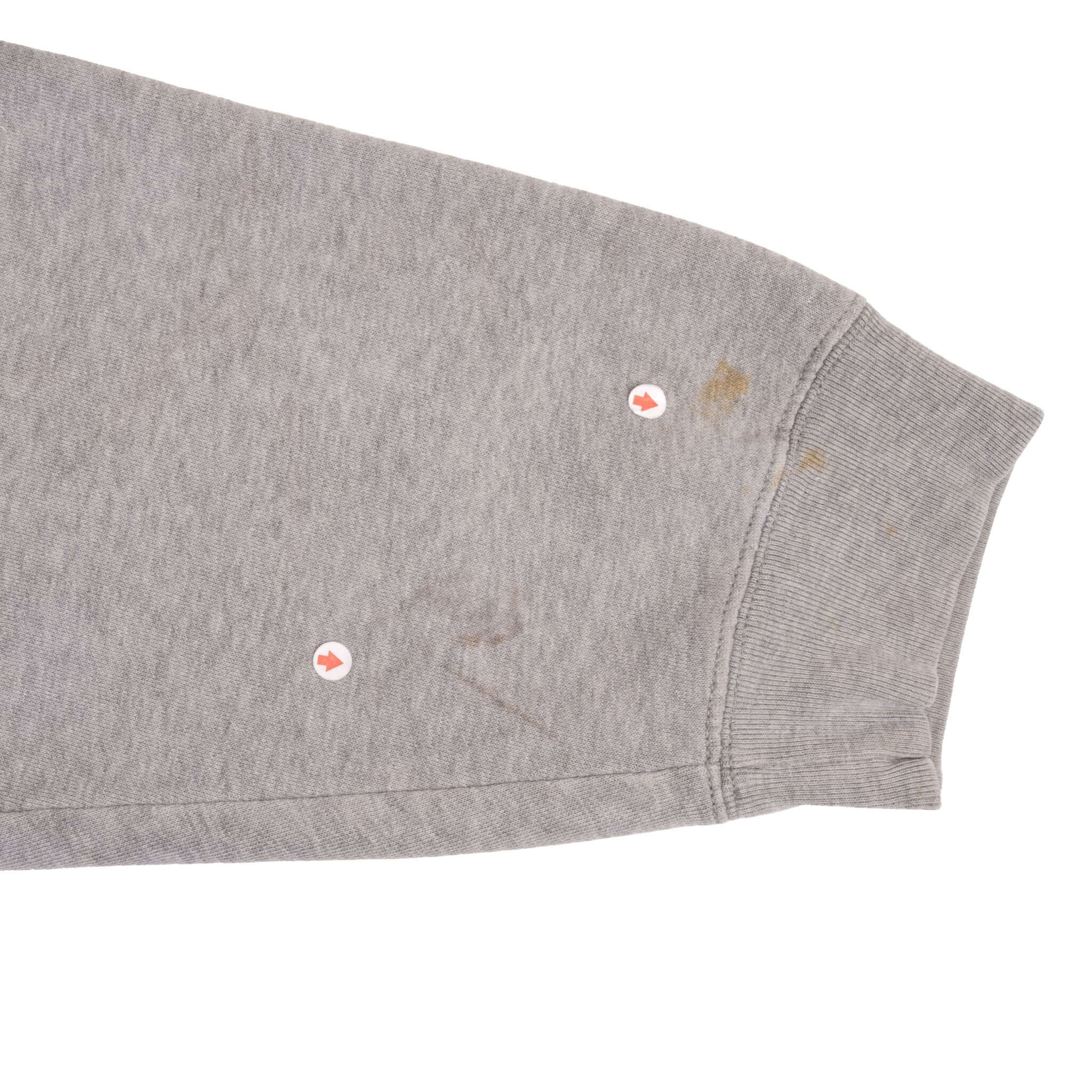 VINTAGE TOMMY HILFIGER JEANS EMBROIDERED GREY HOODIE SWEATSHIRT SIZE LARGE