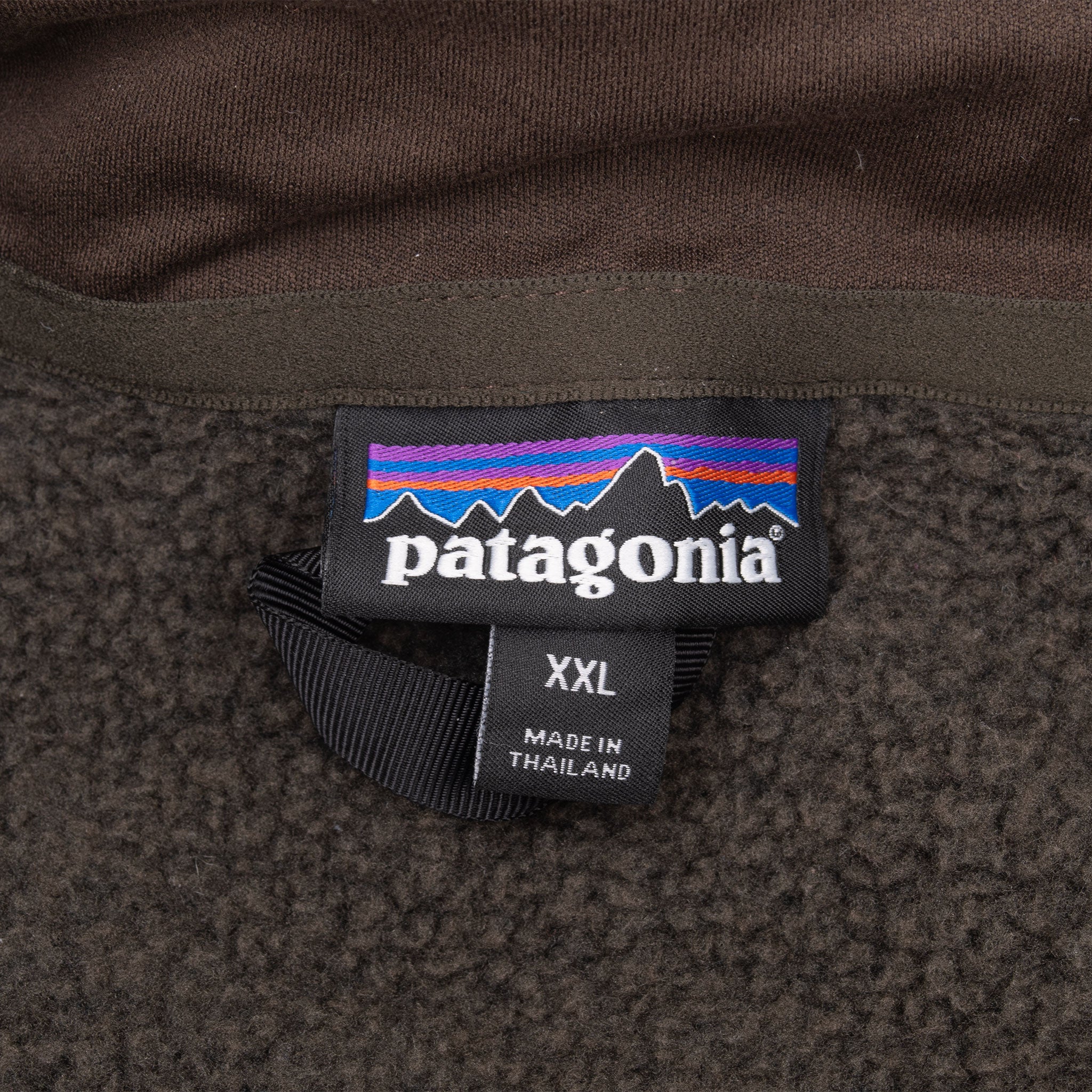 Vintage Patagonia Brown Pullover Better Sweater Quarter Zip Fleece Jacket Size 2XL
STY25522