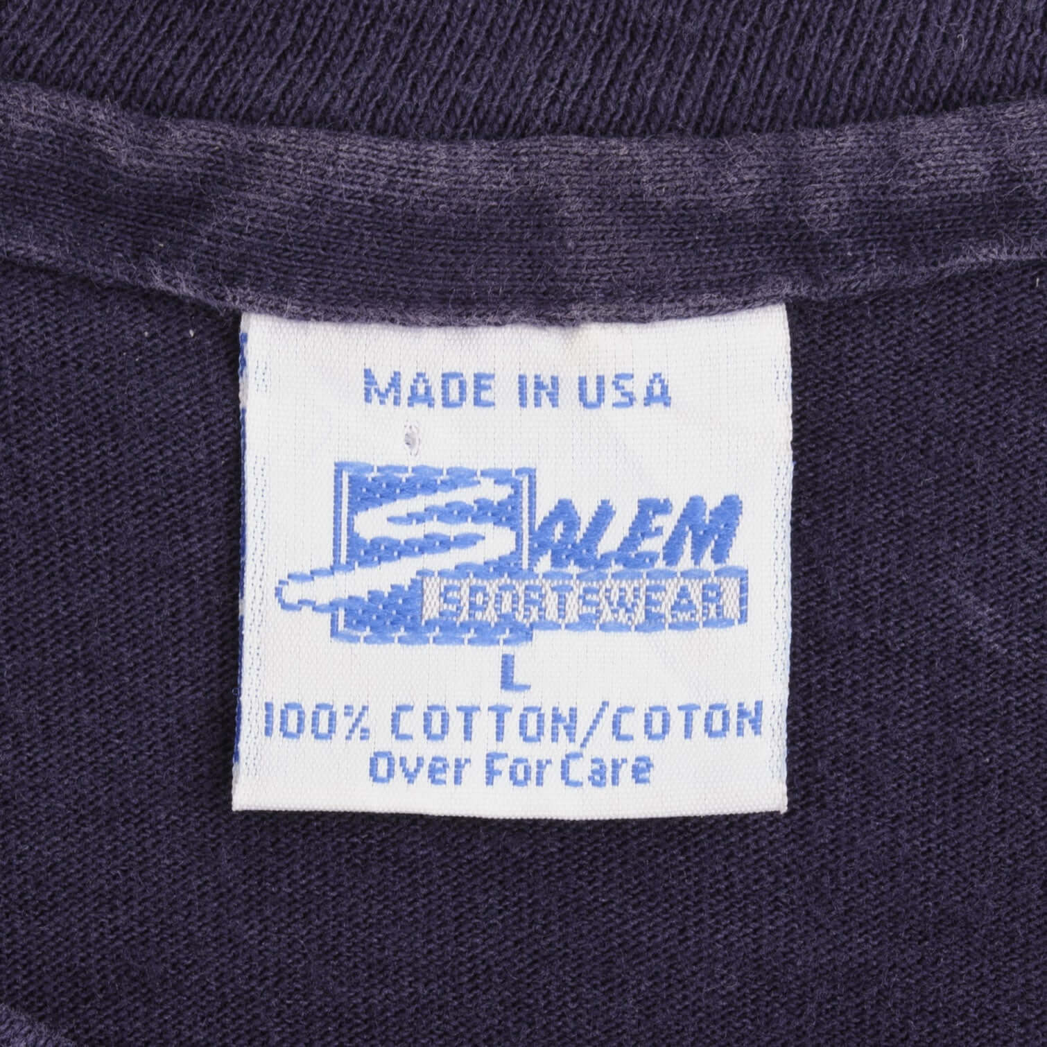 Vintage MLB Detroit Tigers Tee Shirt 1990S Size Medium Made In USA With Single Stitch Sleeves