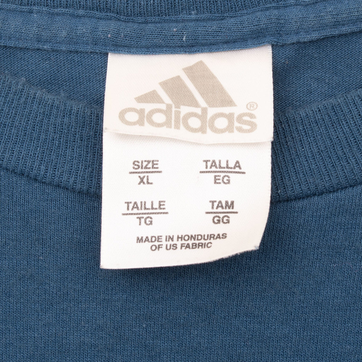 Vintage Adidas 2000S Navy Blue Tee Shirt Size XL