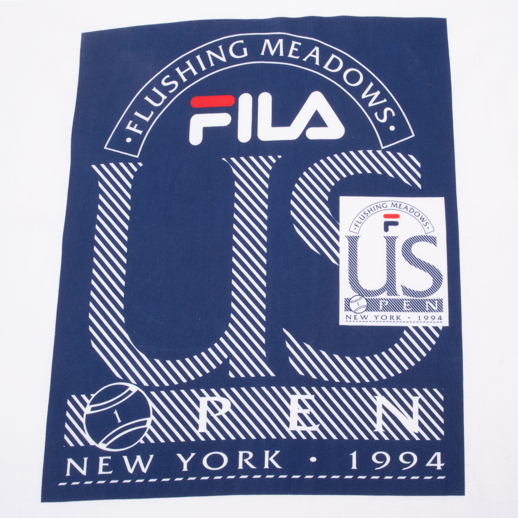 Vintage Fila Us Open Flushing Meadows 1994 Tee Shirt Size 2Xl Made In Usa