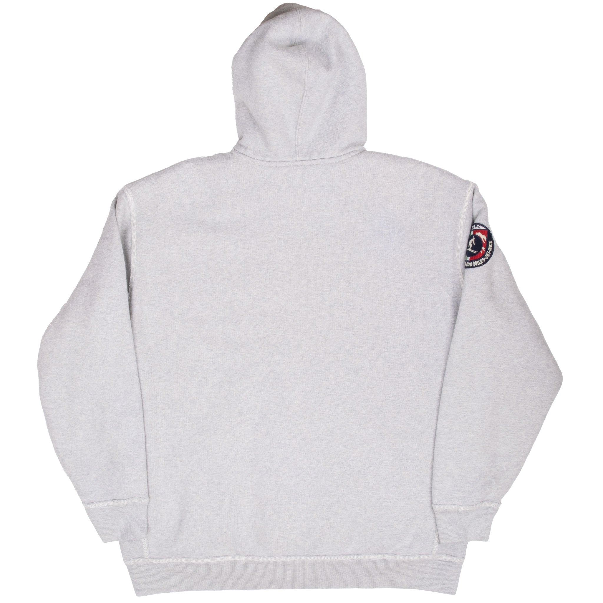 Vintage Polo Ralph Lauren Grey Sherpa Lined Hoodie Sweatshirt 1990S Size 2Xl Tall