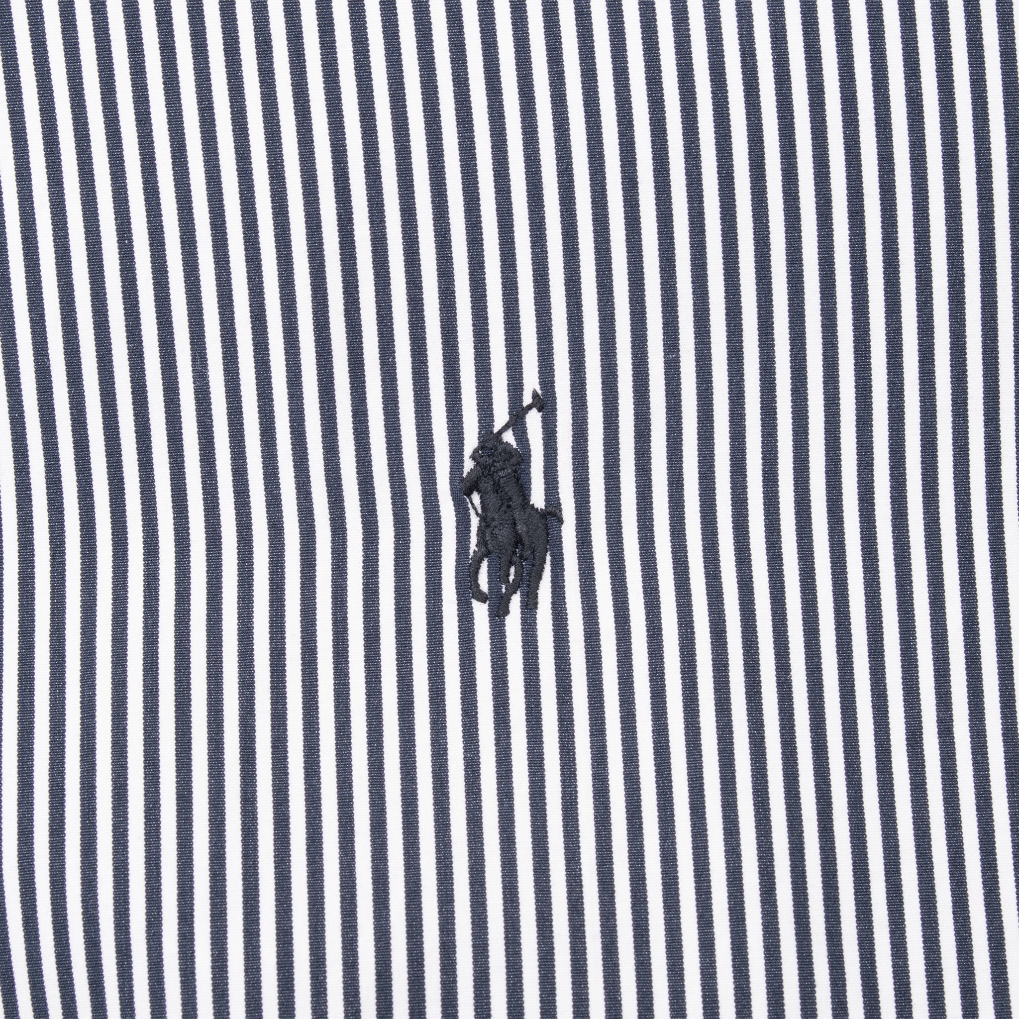 Vintage Ralph Lauren Classic Black & White Striped Shirt 1990S Size XL