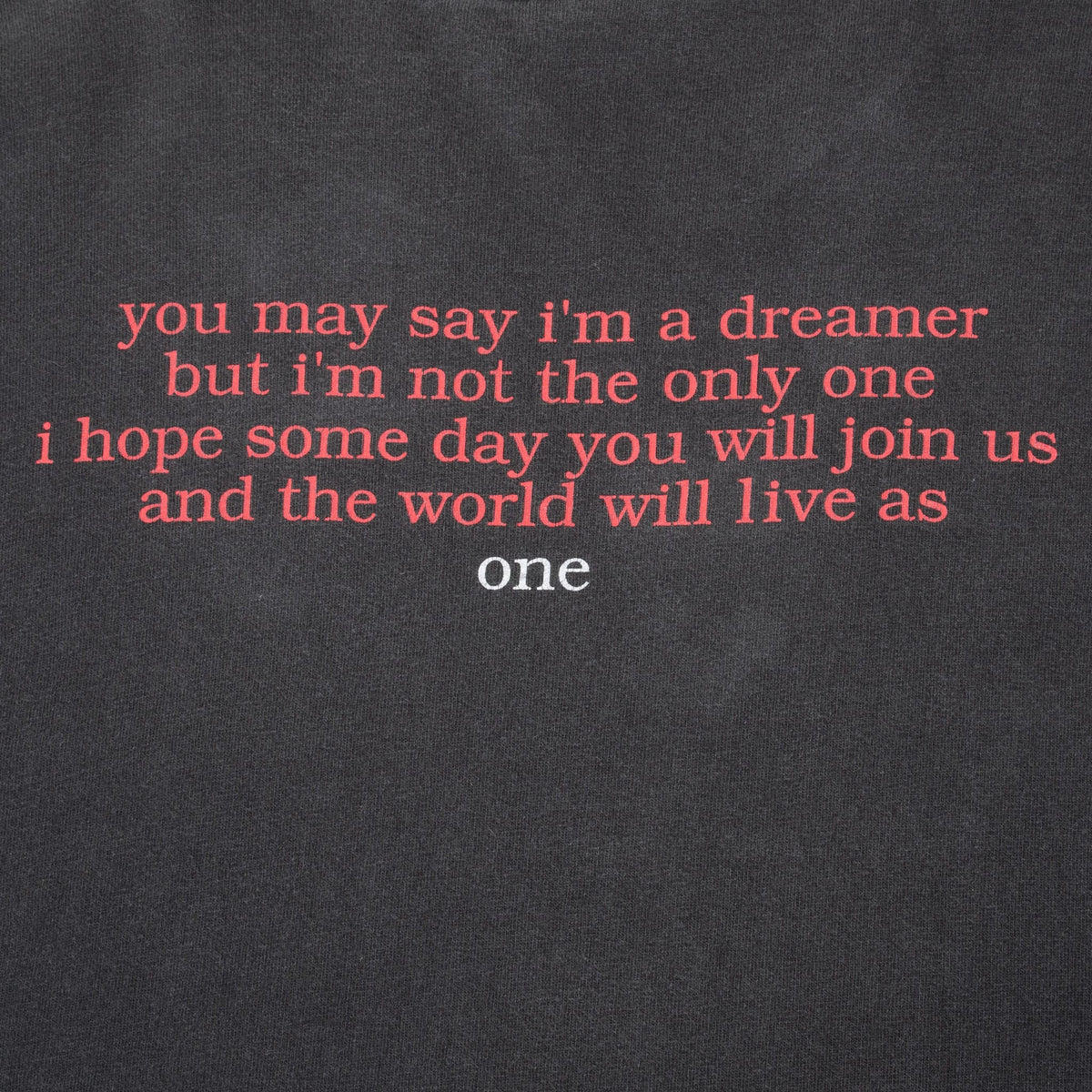 Vintage John Lennon Imagine Tee Shirt 1996 Size XL Made In USA