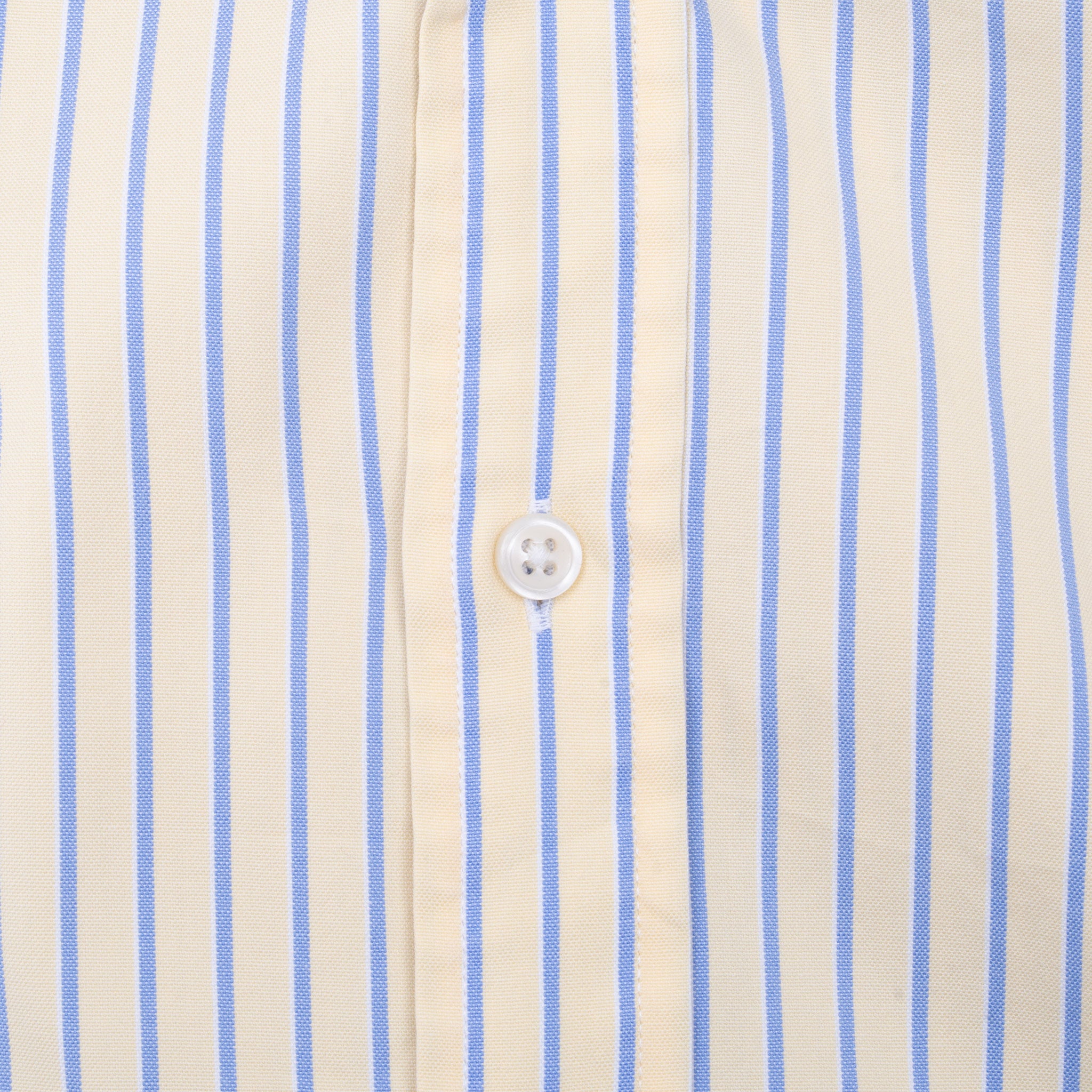 Vintage Polo Ralph Lauren Yellow Blue Striped Shirt 1990S Size 15 X 32/33