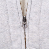 Vintage Polo Ralph Lauren Grey Sherpa Lined Hoodie Sweatshirt 1990S Size 2Xl Tall