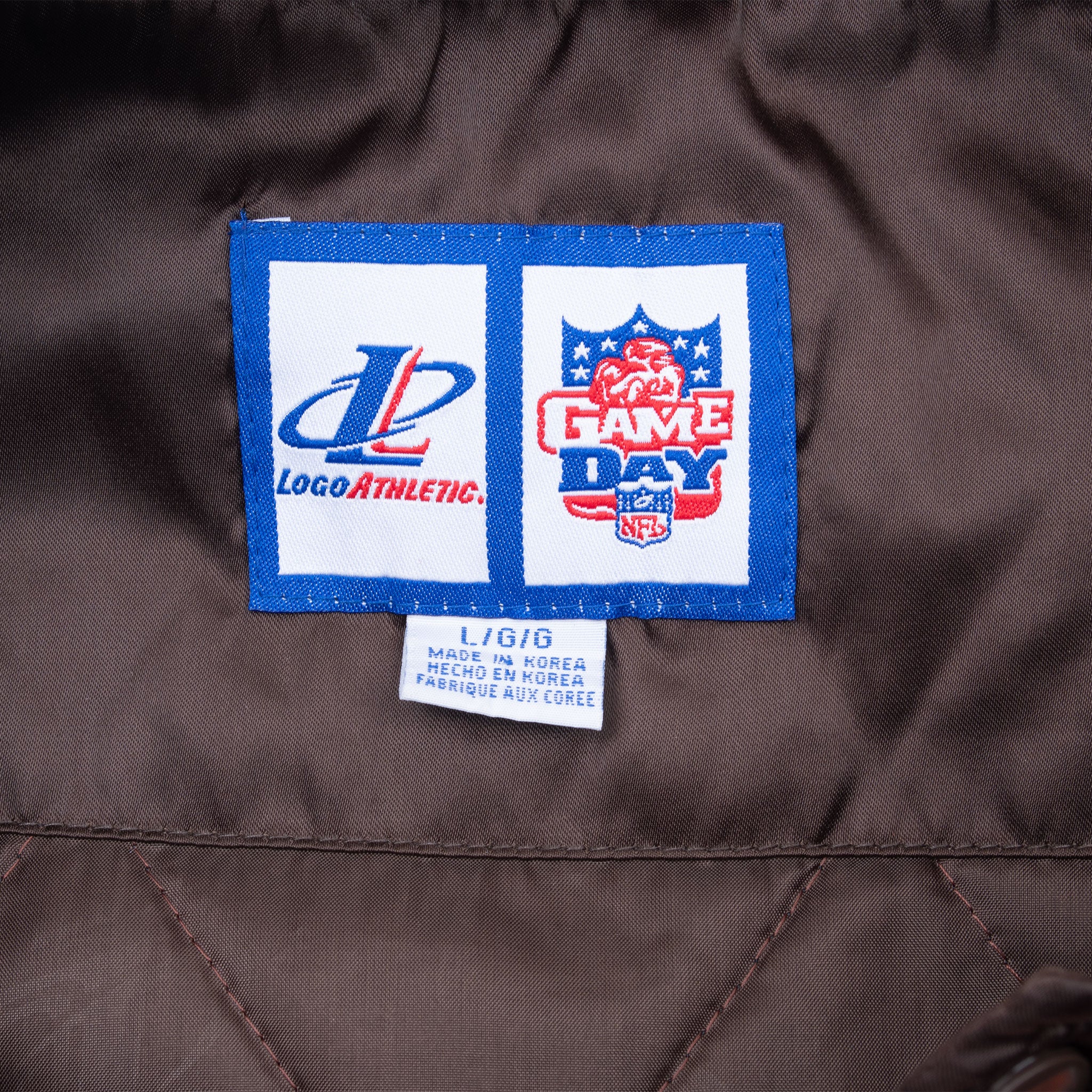 Vintage Nfl Cleveland Browns Bomber Satin Jacket 1990S Size Large