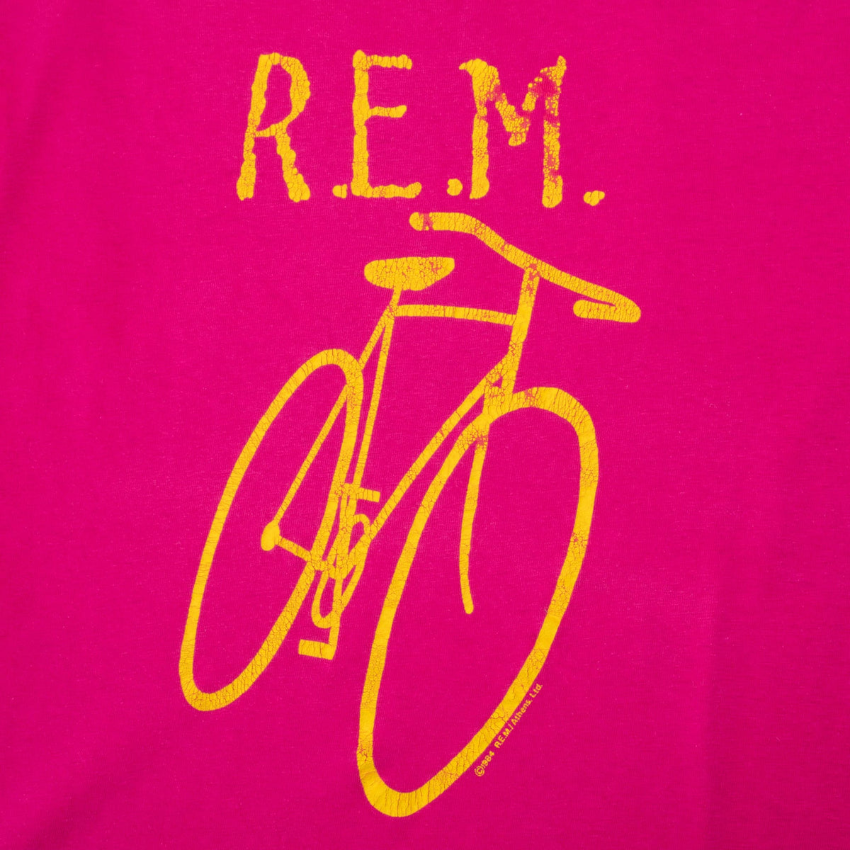 Vintage R.E.M Little American Tee Shirt 1982 Size Medium Made In Usa With Single Stitch Sleeves