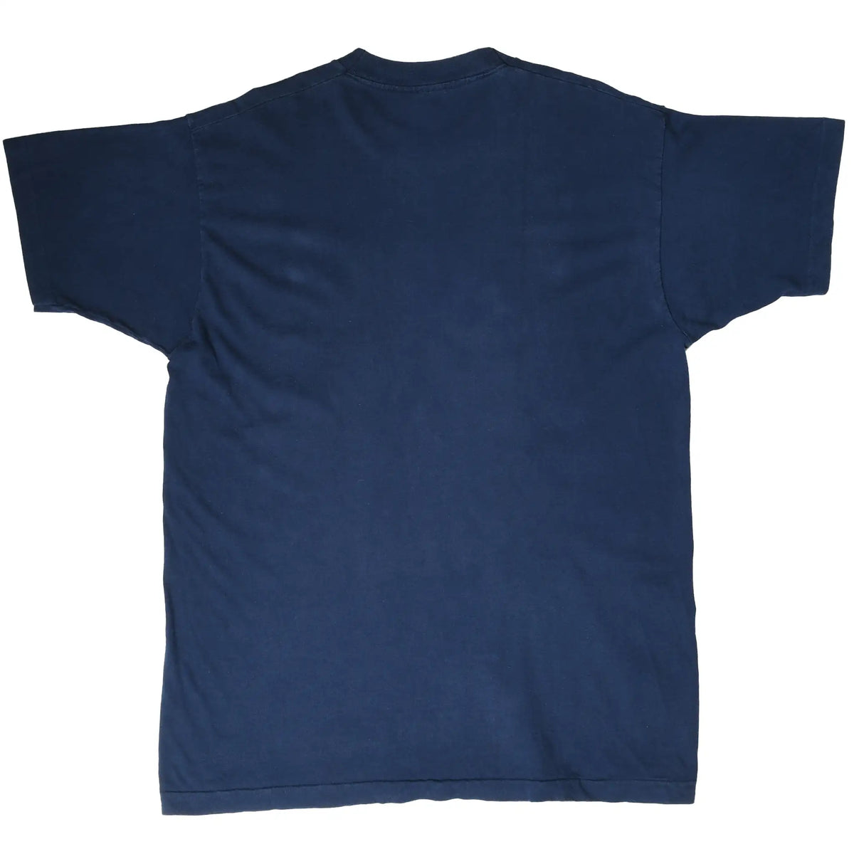 Back view of plain navy Dallas Cowboys short-sleeve T-shirt