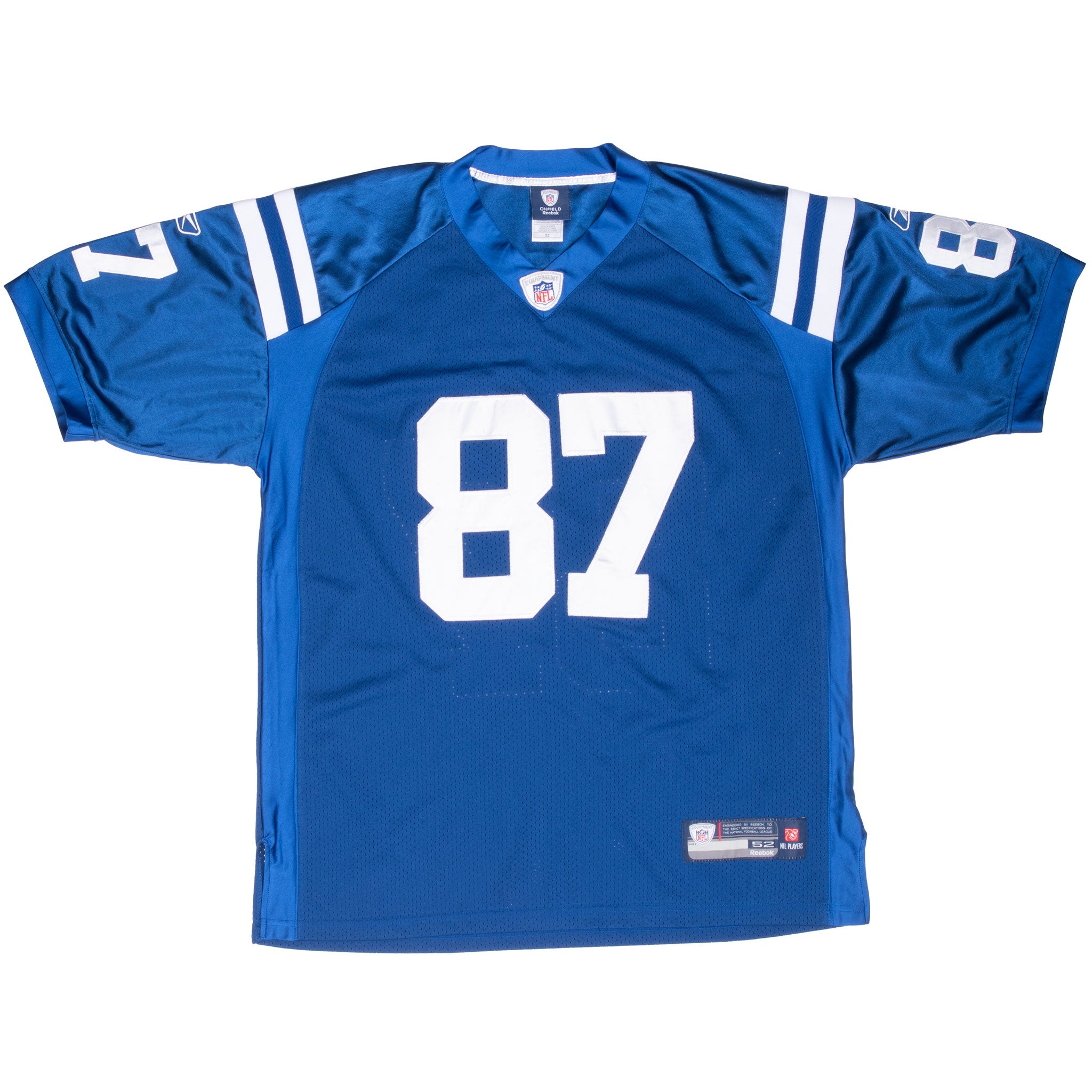 Vintage Nfl Indianapolis Colts Wayne #87 Reebok Jersey 2000S Size 52