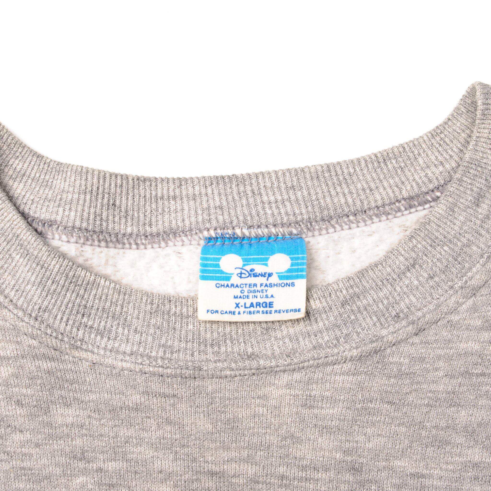 Vintage Disney Mickey Sweatshirt Size Large Made In USA.