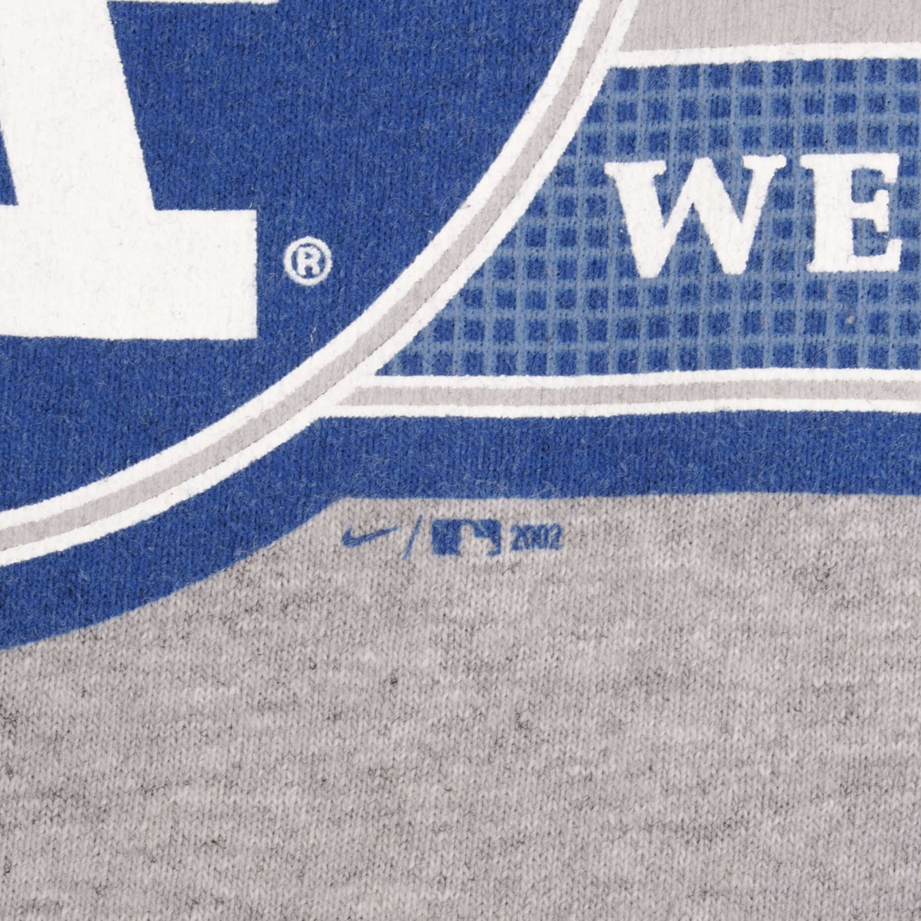 Vintage Nike Center Swoosh Mlb Los Angeles Dodgers Tee Shirt 2002 Size XL