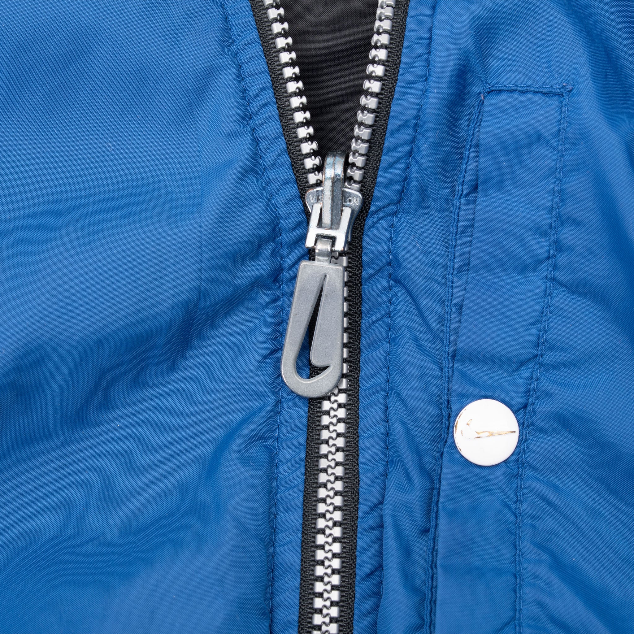 Vintage Nike Swoosh Reversible Bomber Jacket 1990S Size Medium