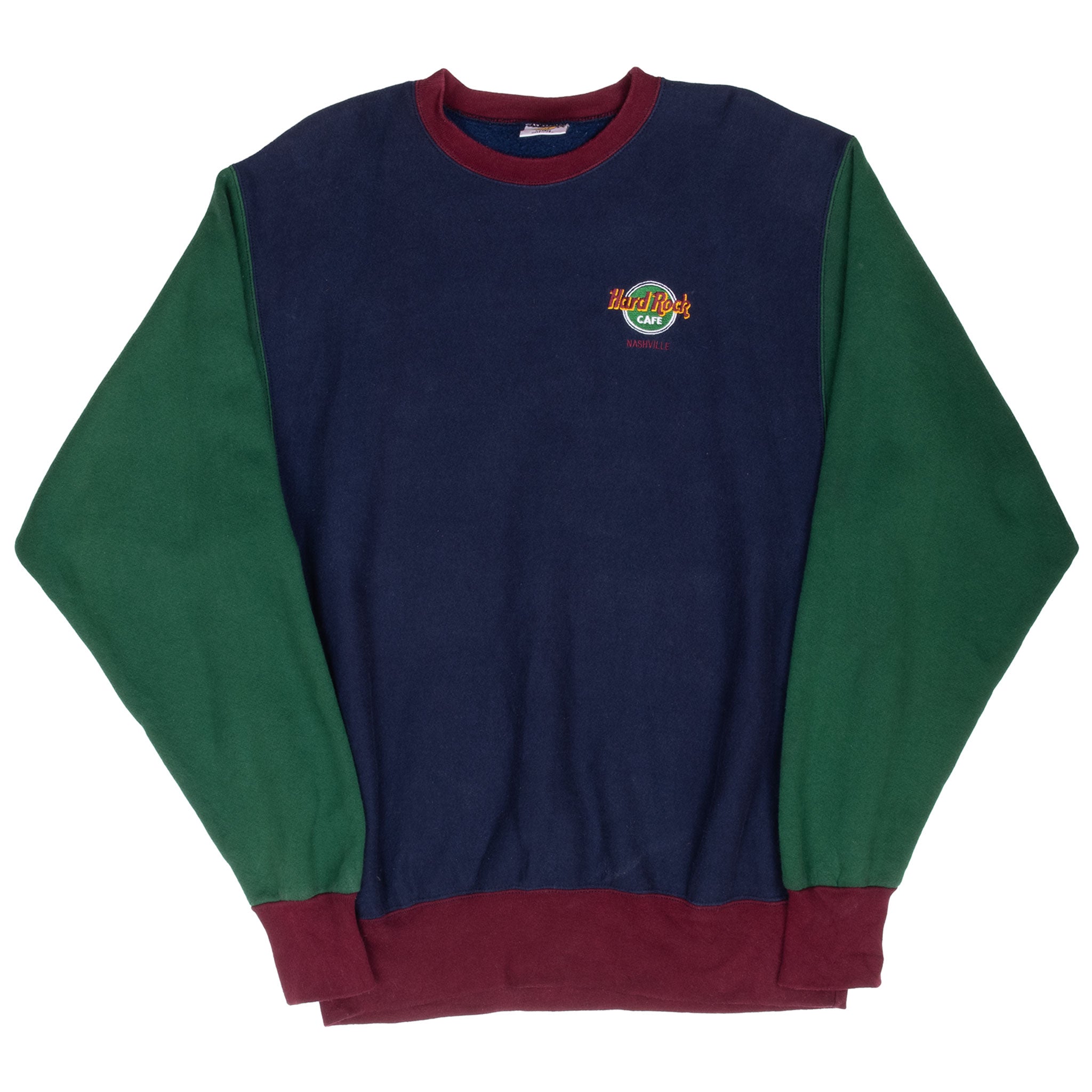 Vintage Hard Rock Cafe All Is One Embroidered Sweatshirt 1990S Size XL Made In Usa