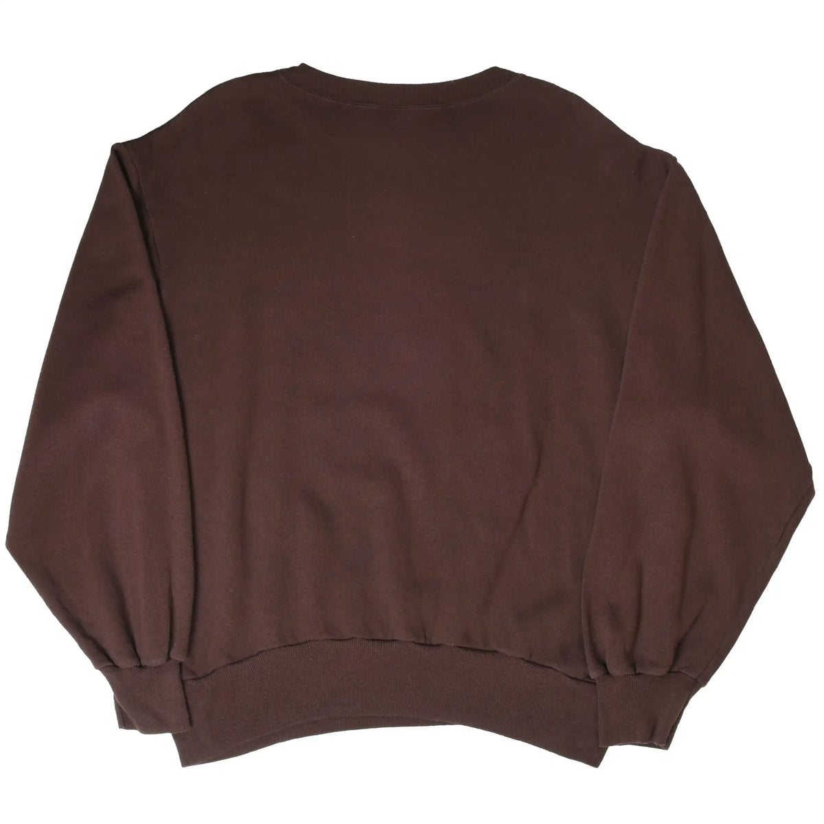 Plain back of brown Cleveland Browns crewneck sweatshirt
